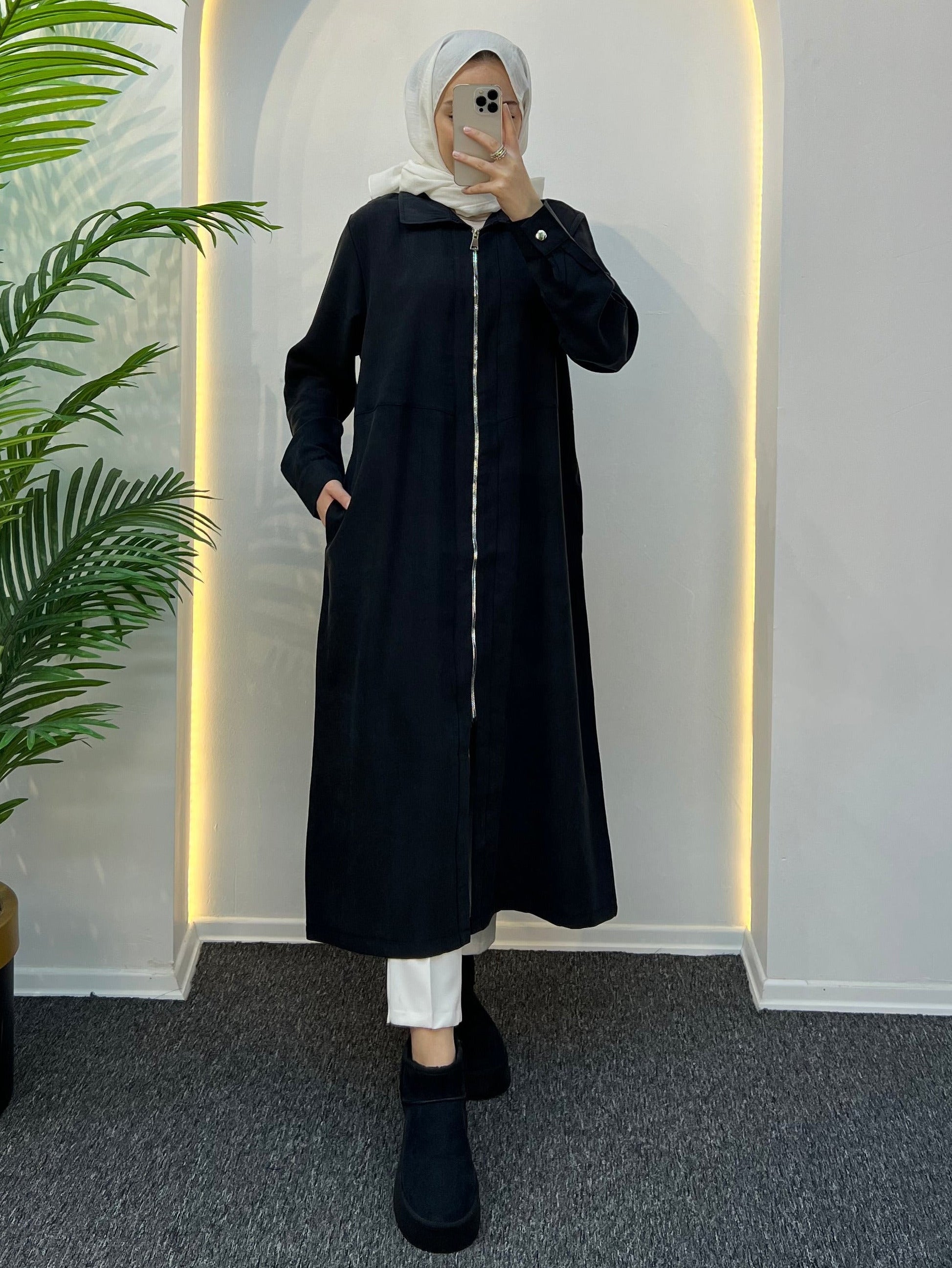 Vien Fermuarlı Tensel Kap