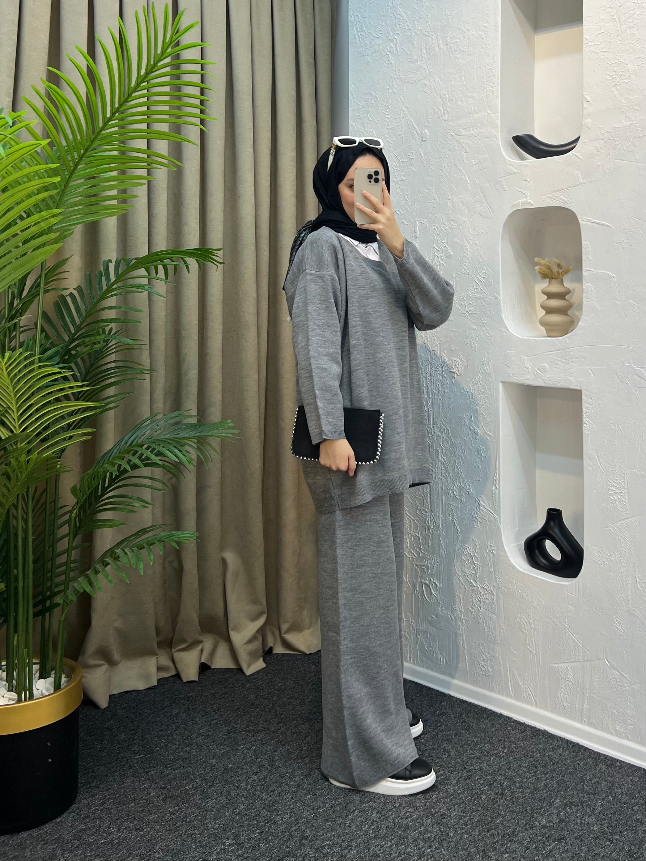 Alin V Yaka Triko Takım