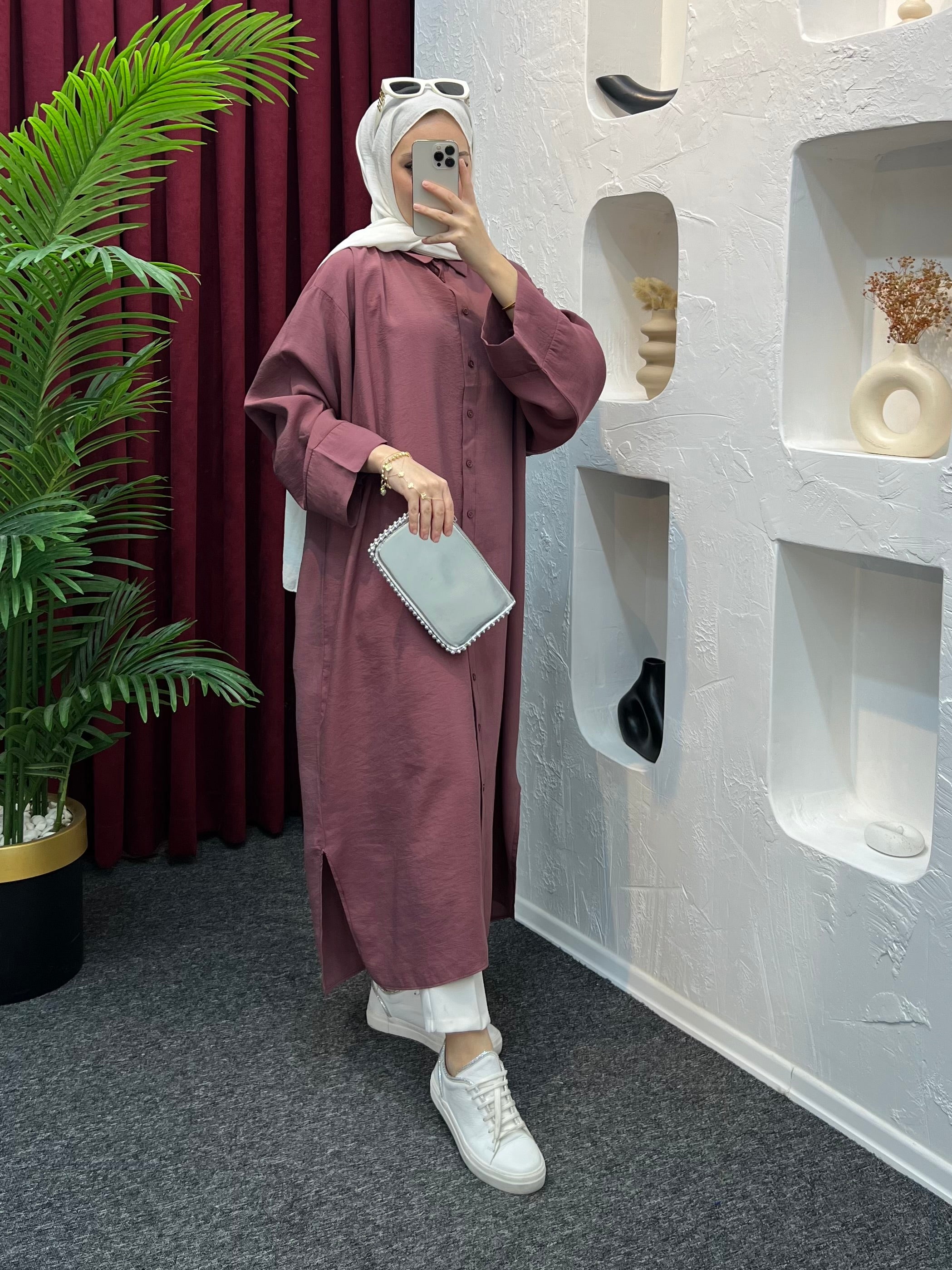 Nun Tensel Gömlek Kap