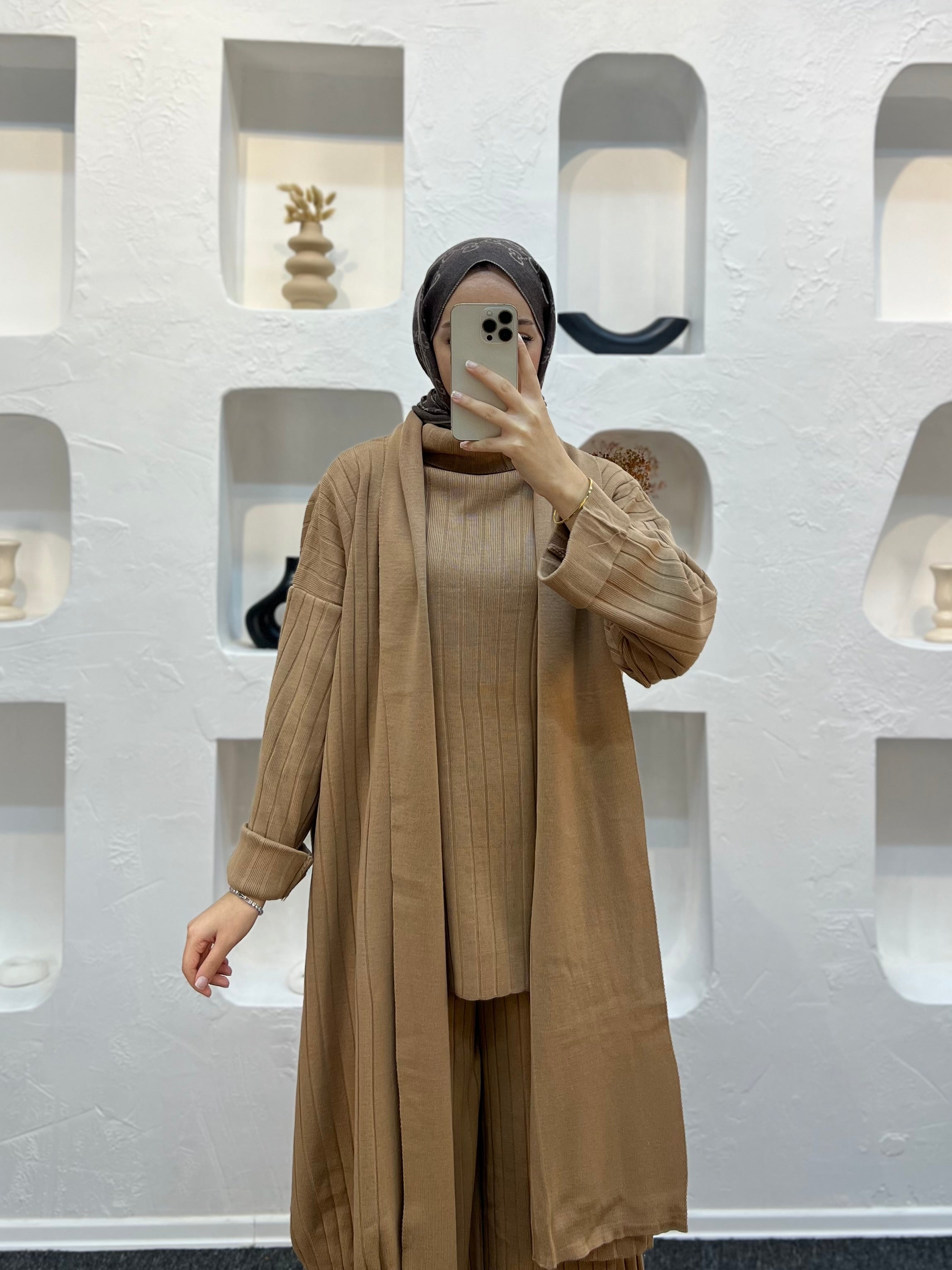 Amber Üçlü Triko Takım