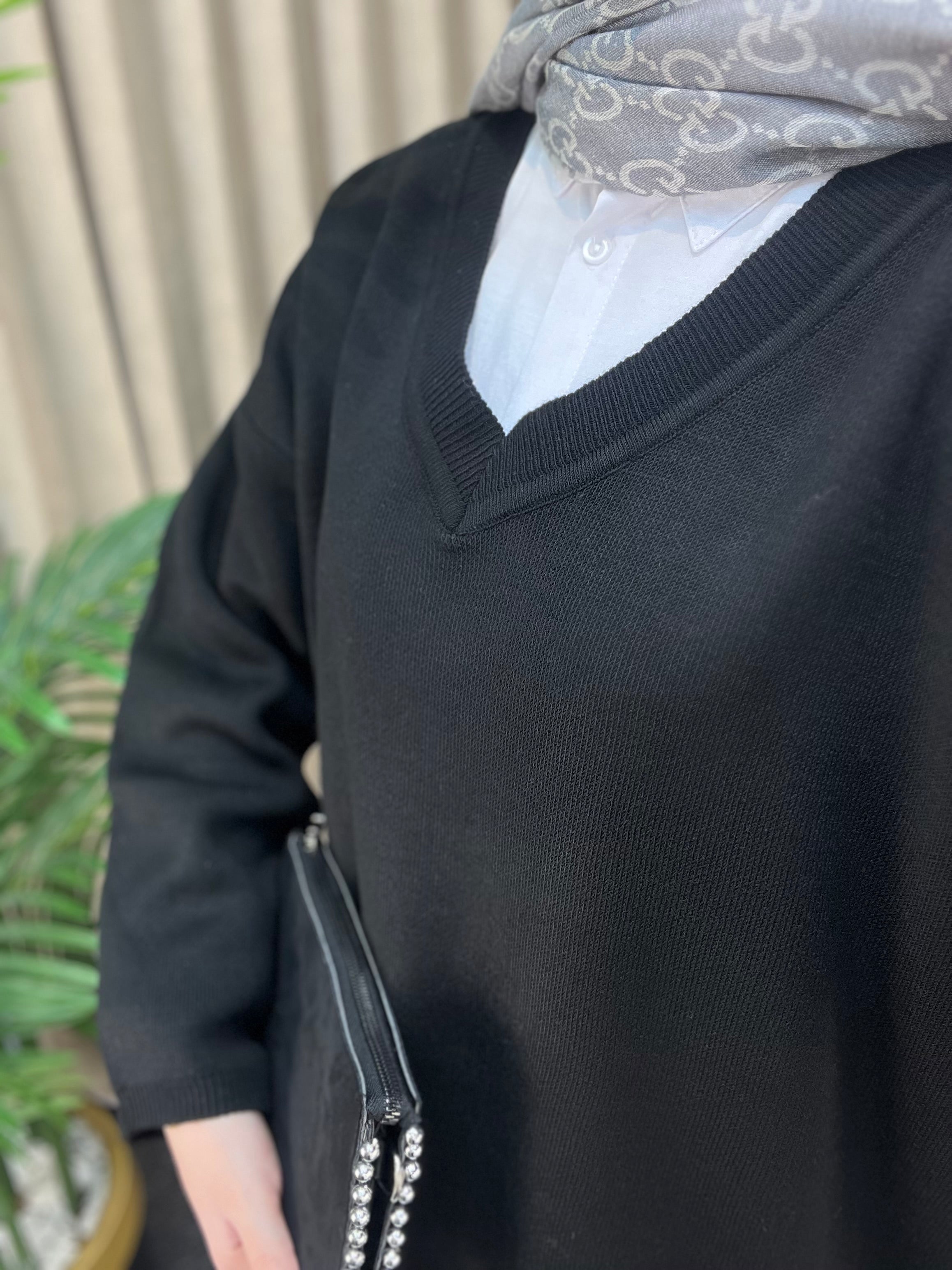 Alin V Yaka Triko Takım