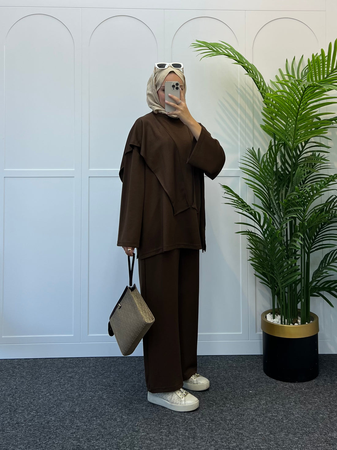 Mela Fular detaylı Oysh Takım 62801