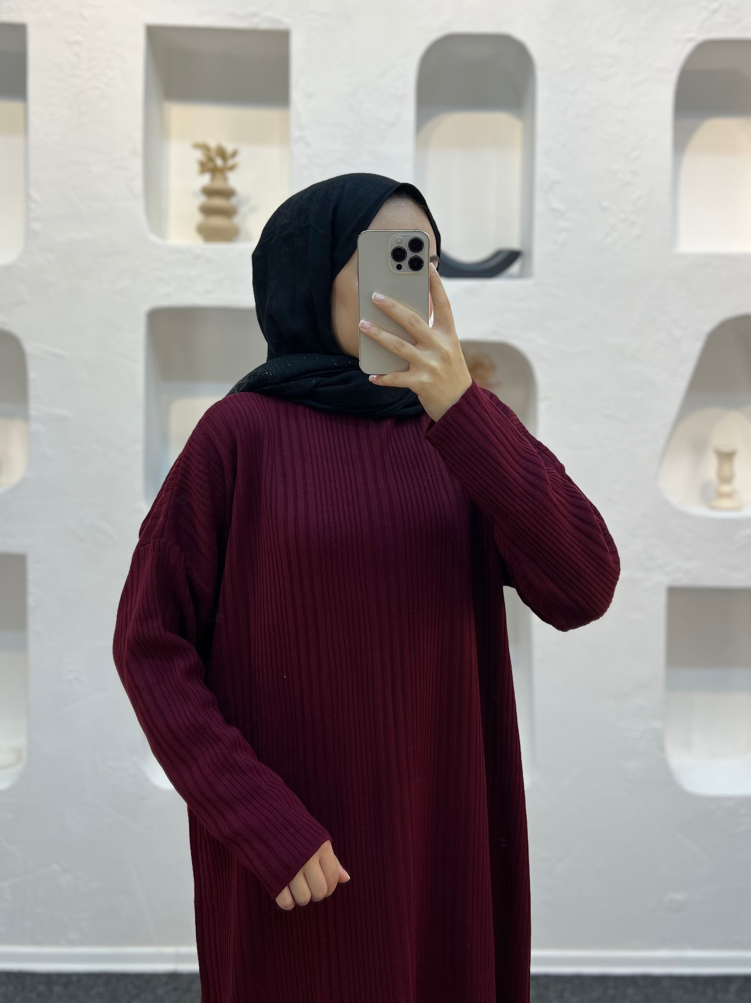 Fitilli Triko Elbise