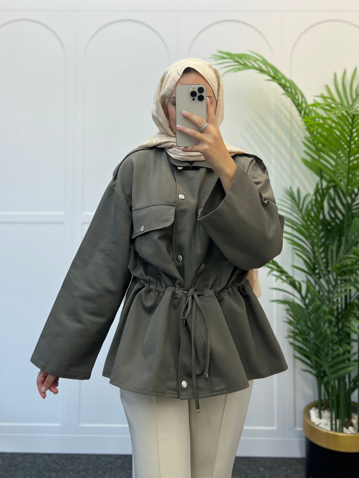 Selna Gabardin Trenç