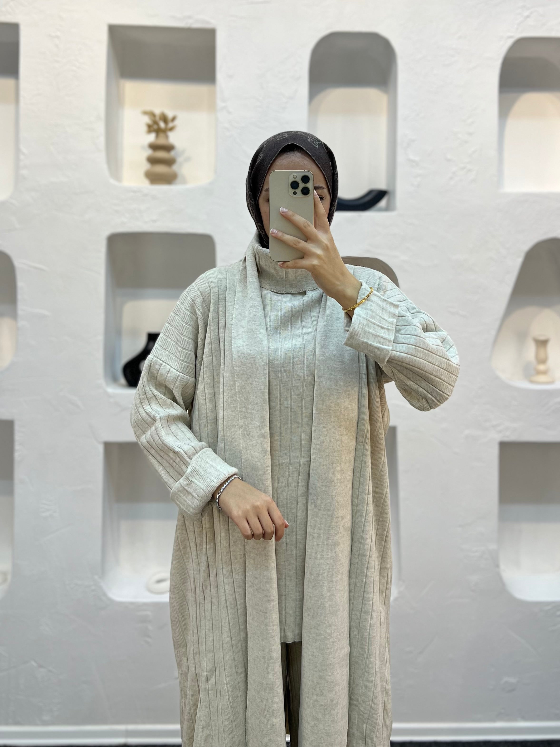 Amber Üçlü Triko Takım