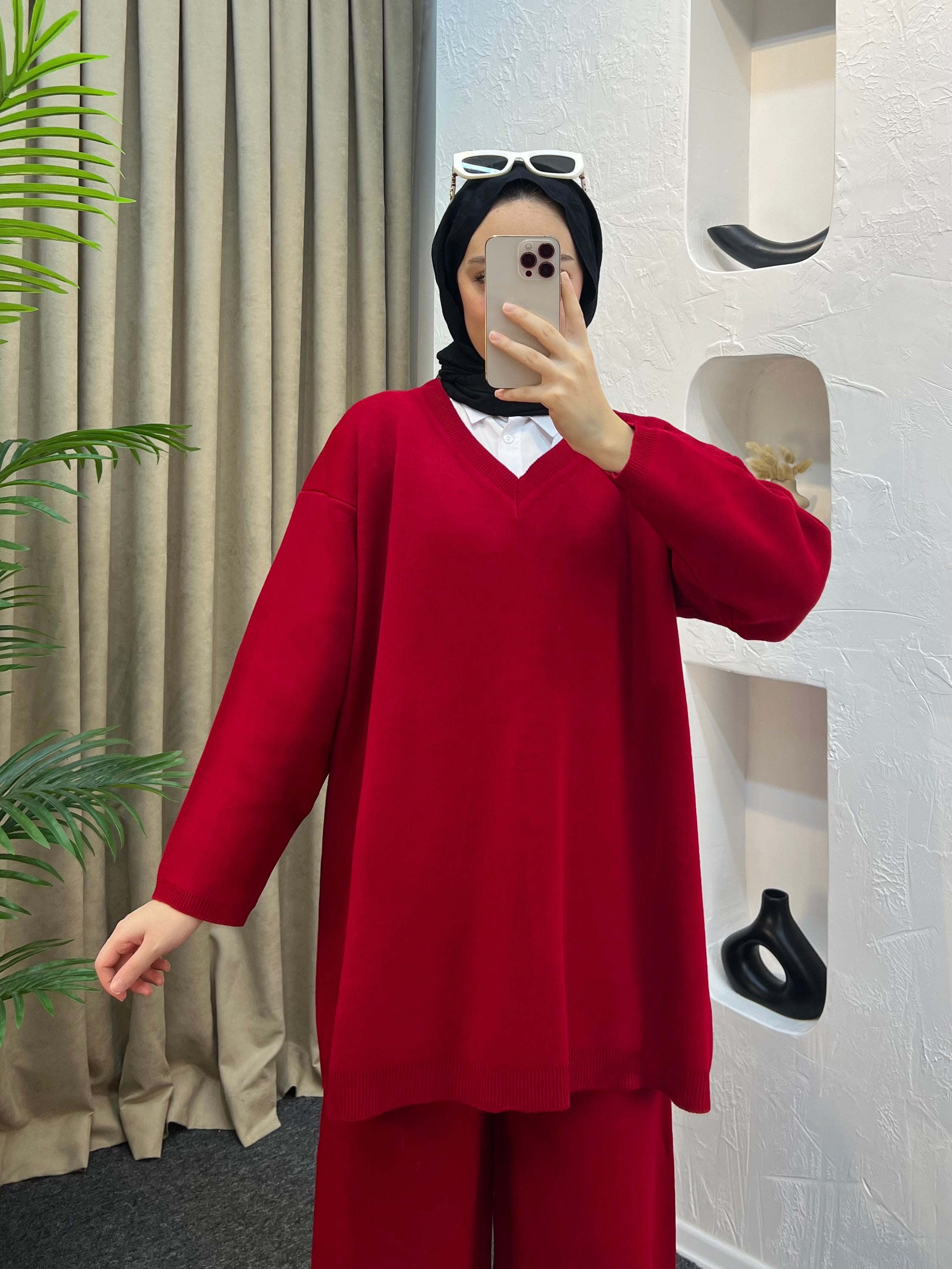 Alin V Yaka Triko Takım