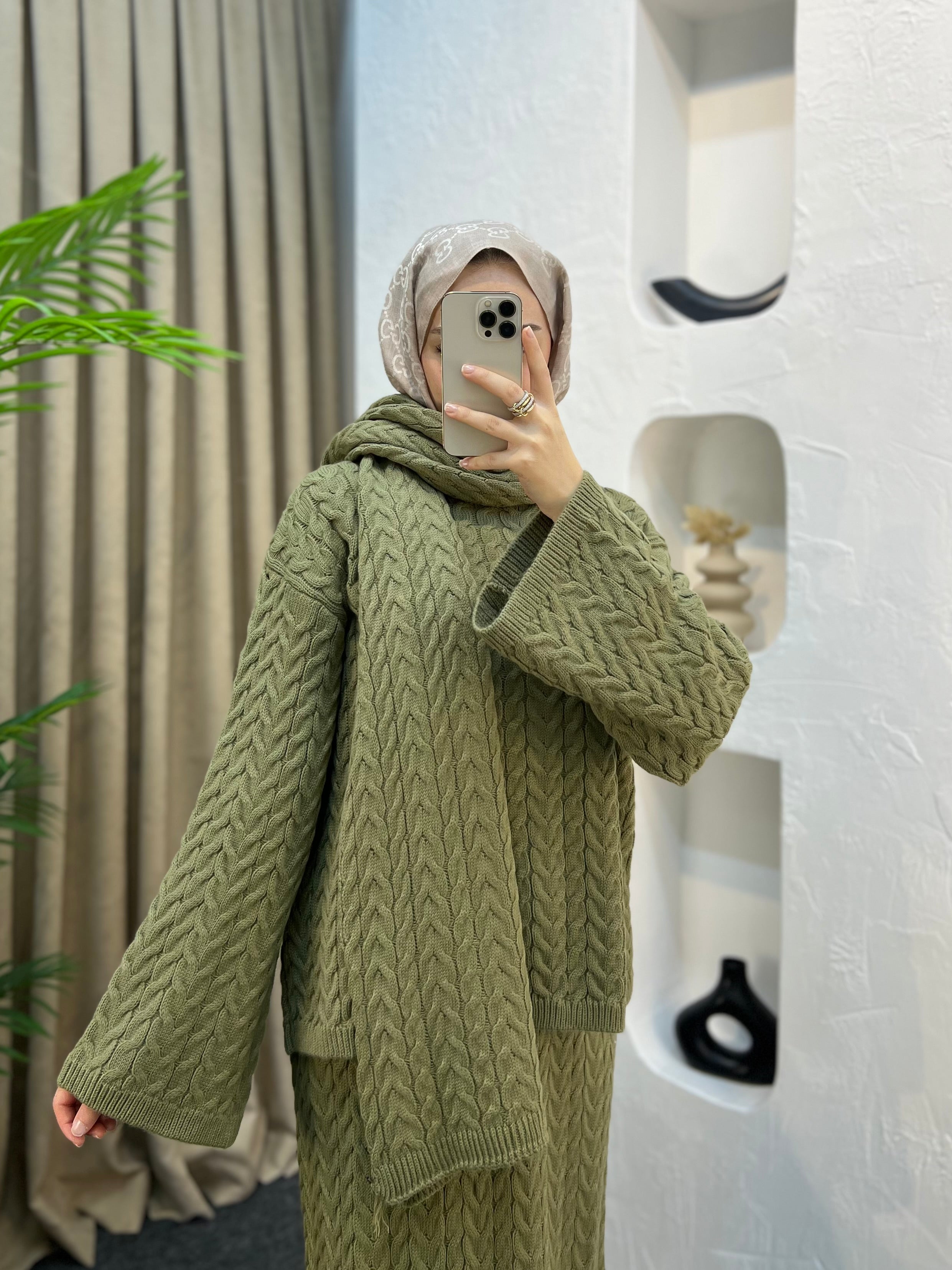 Freb Atkılı Örgü Takım