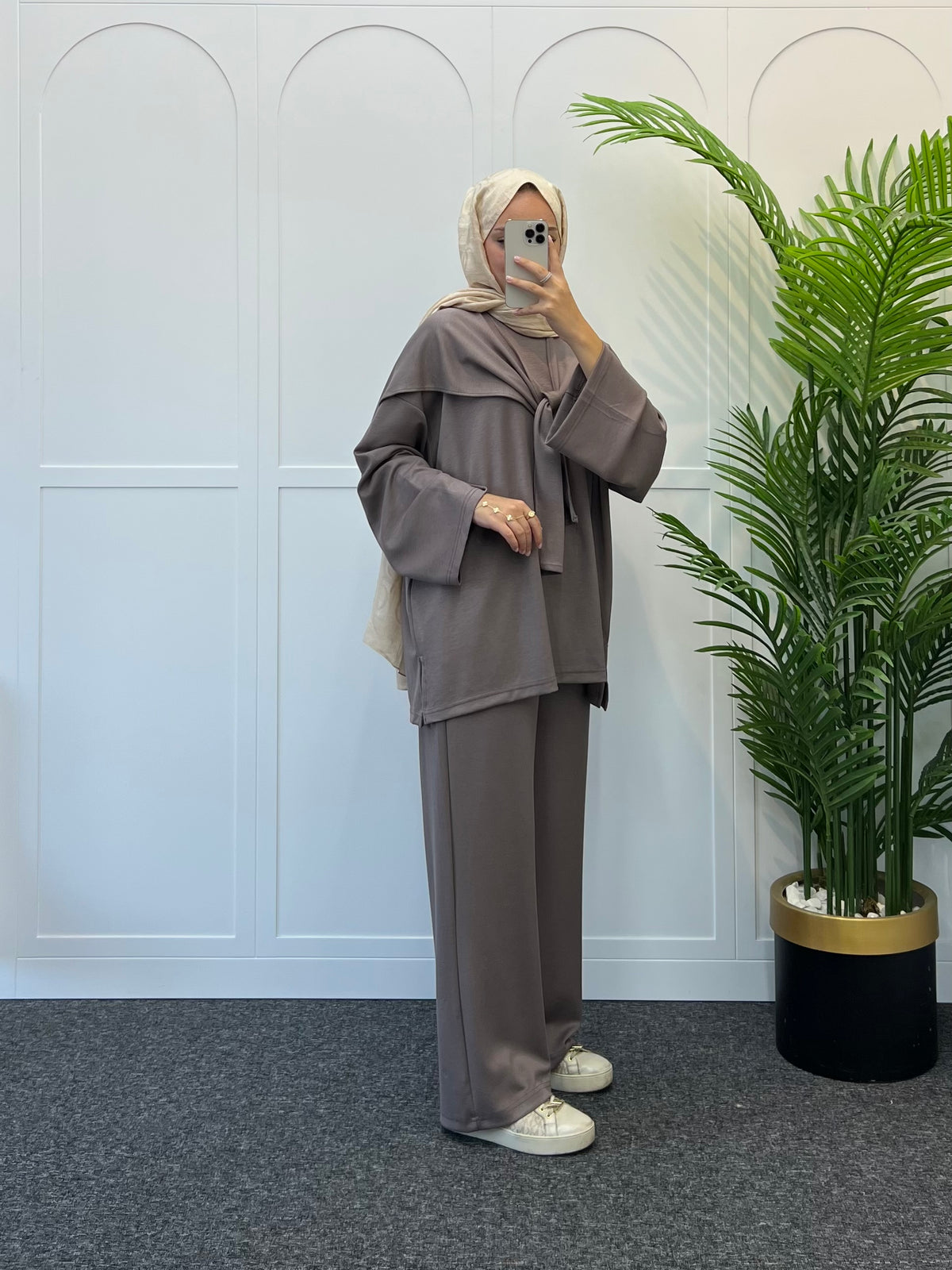 Mela Fular detaylı Oysh Takım 62801