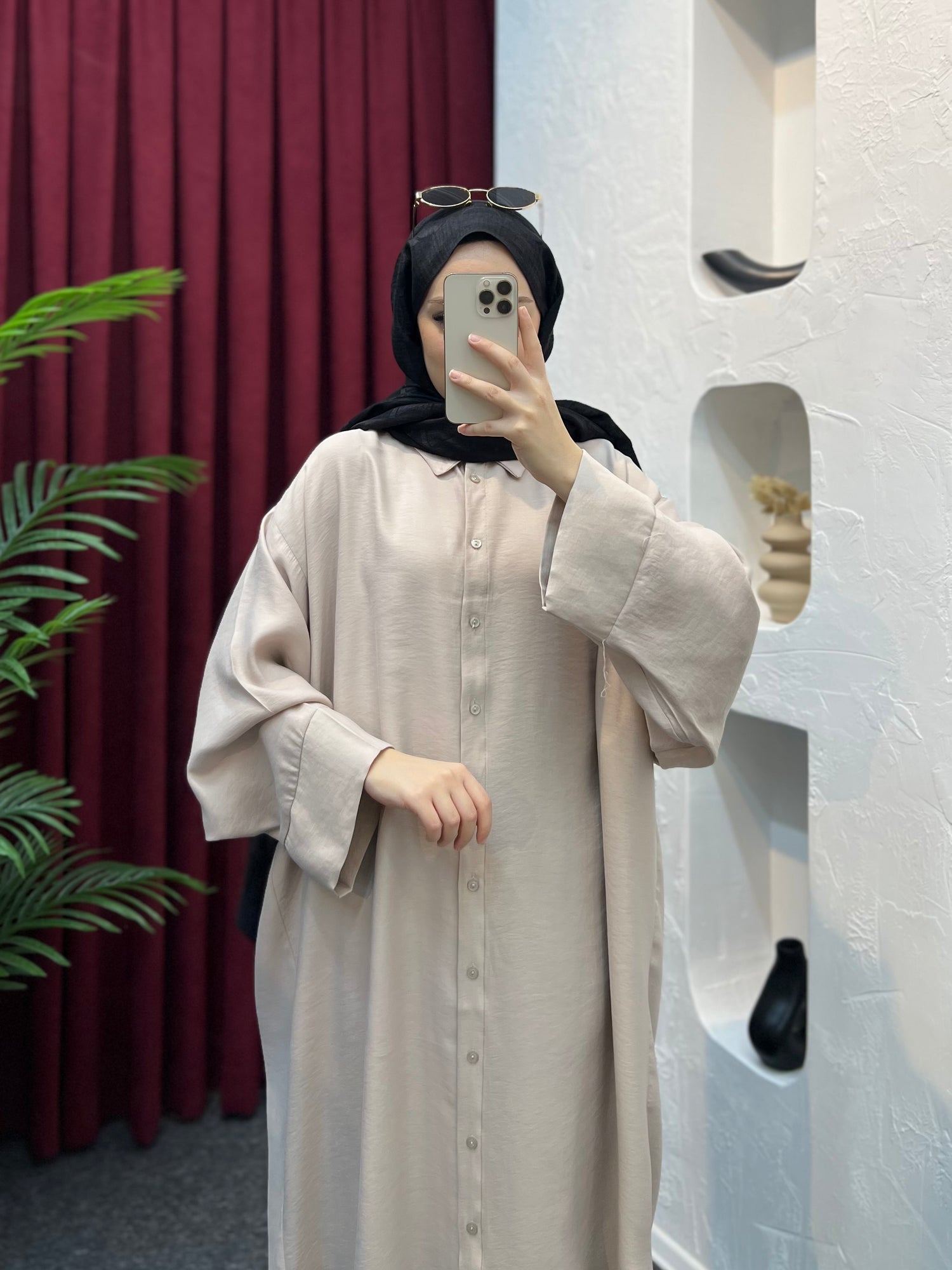 Nun Tensel Gömlek Kap