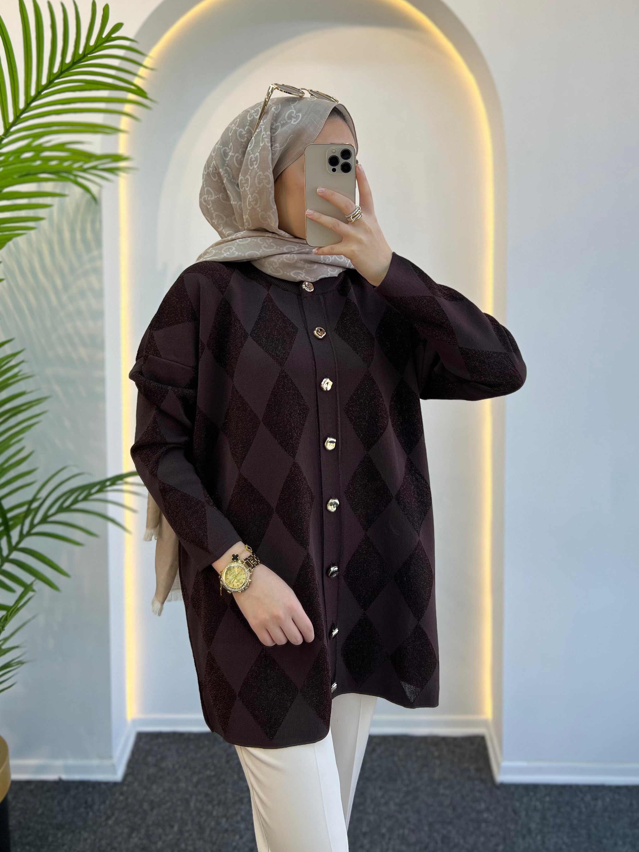 Zarife Simli Merserize Hırka