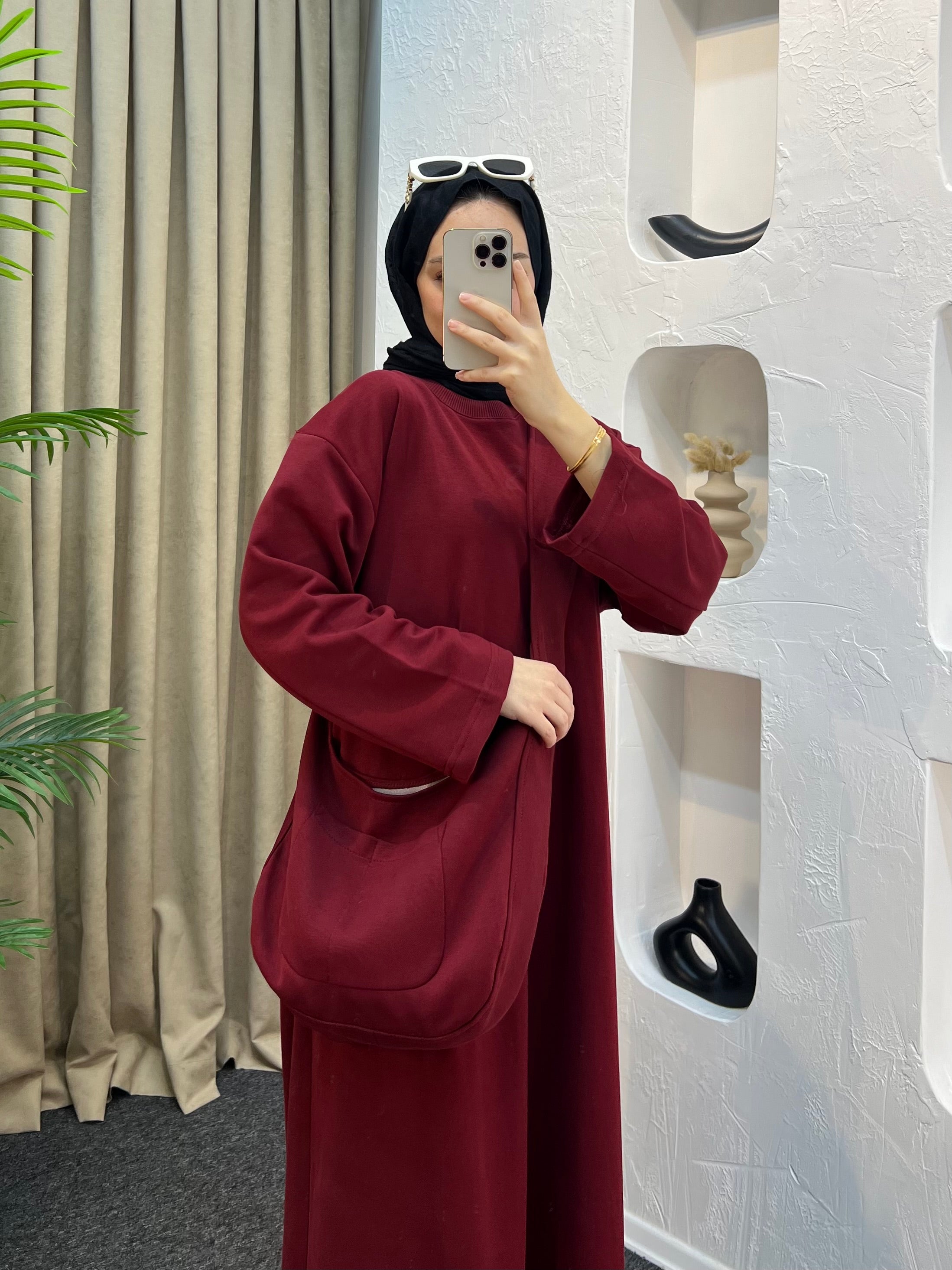 Merv Çantalı Elbise