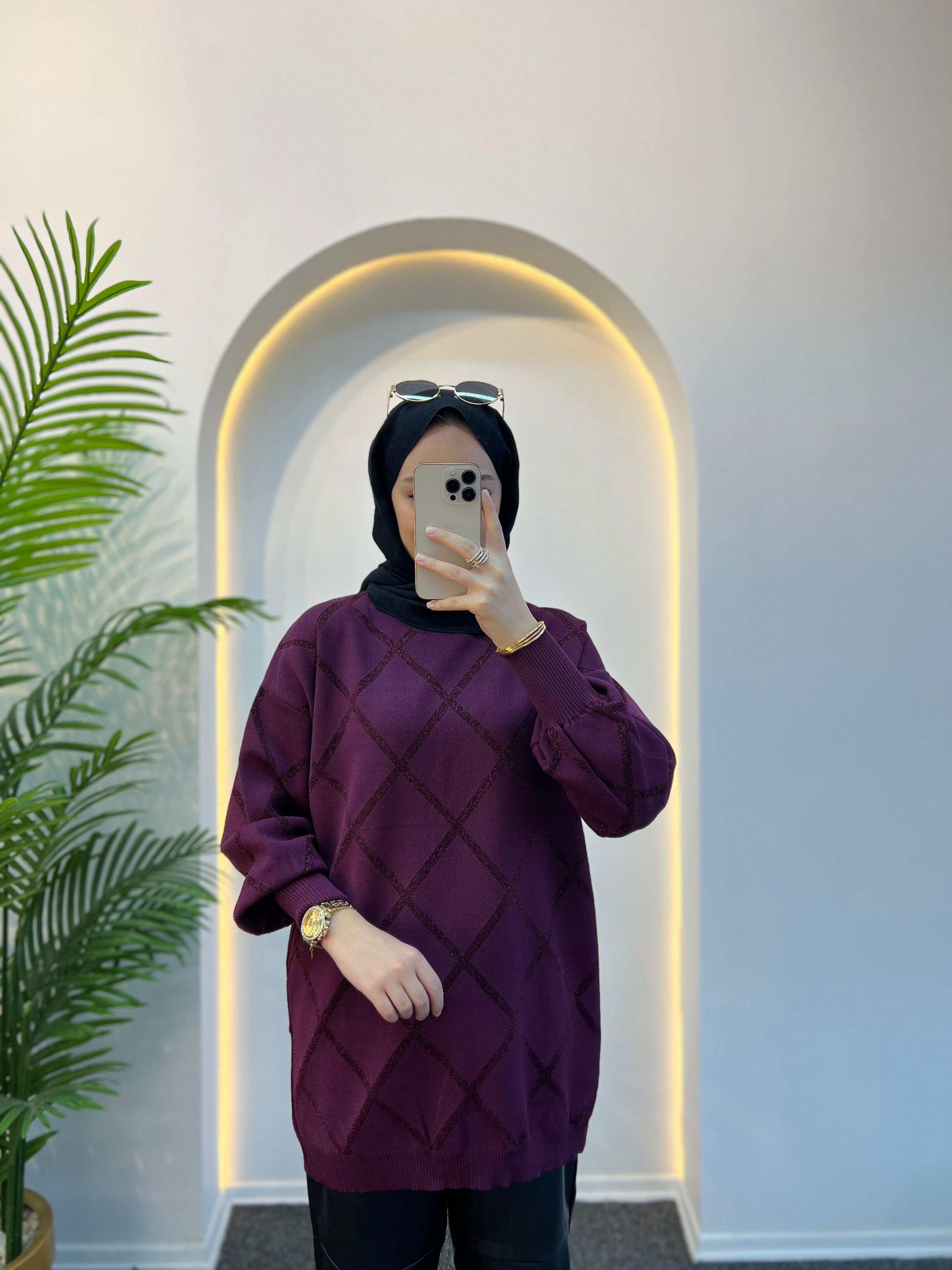 Dina Simli Merserize Triko