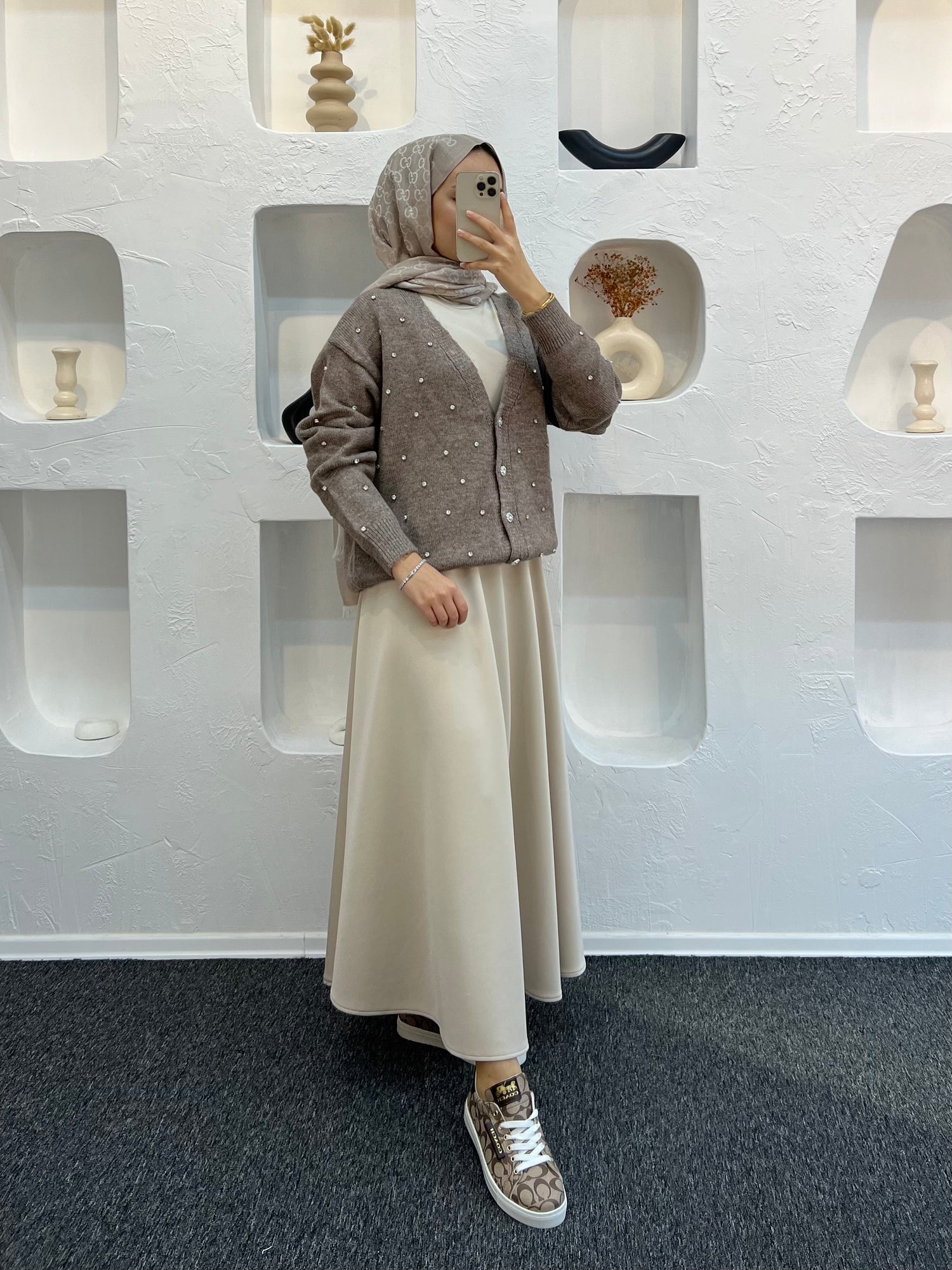 Diamond Taşlı Hırka