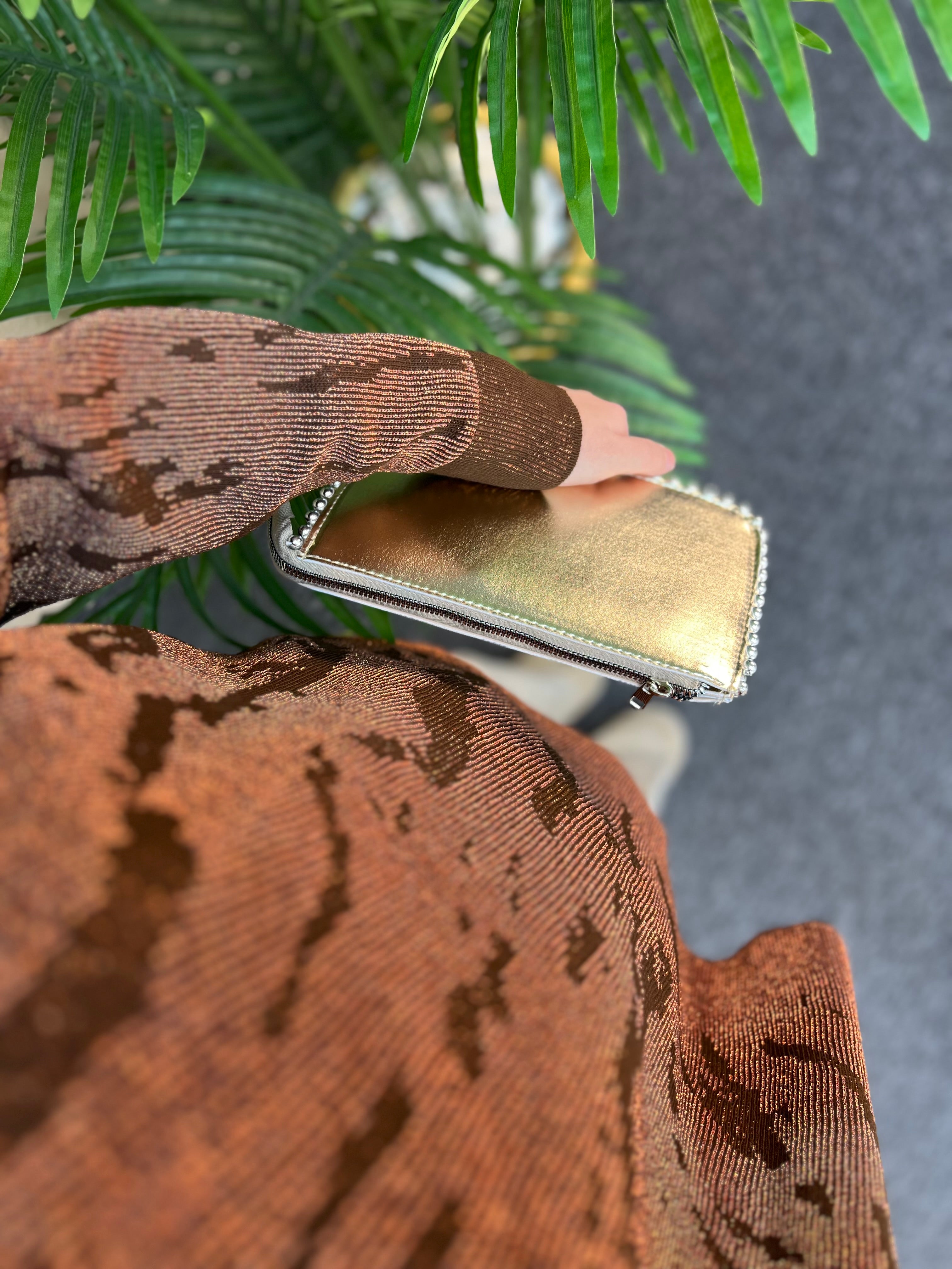 Simli Zebra Merserize Triko