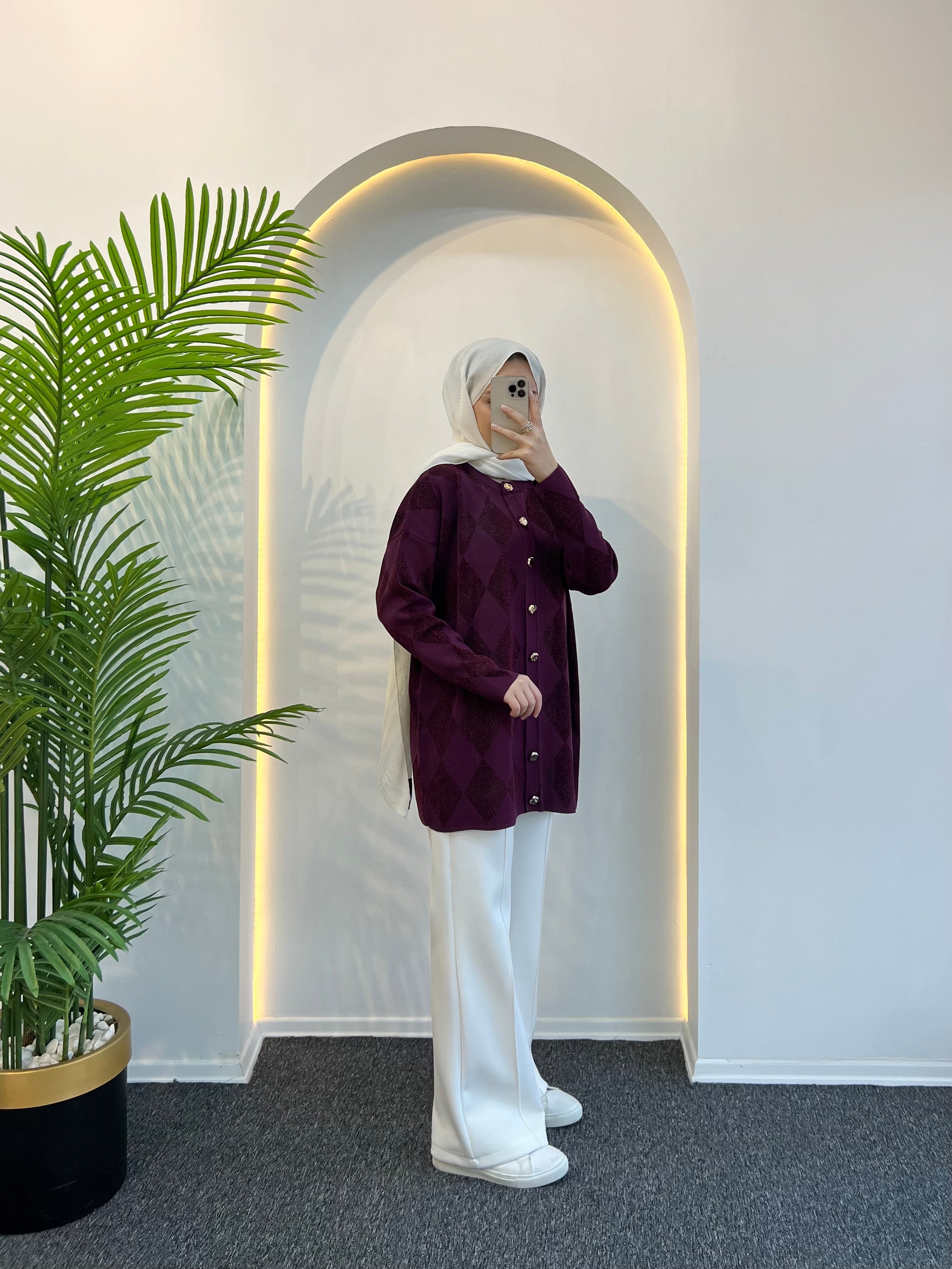 Zarife Simli Merserize Hırka