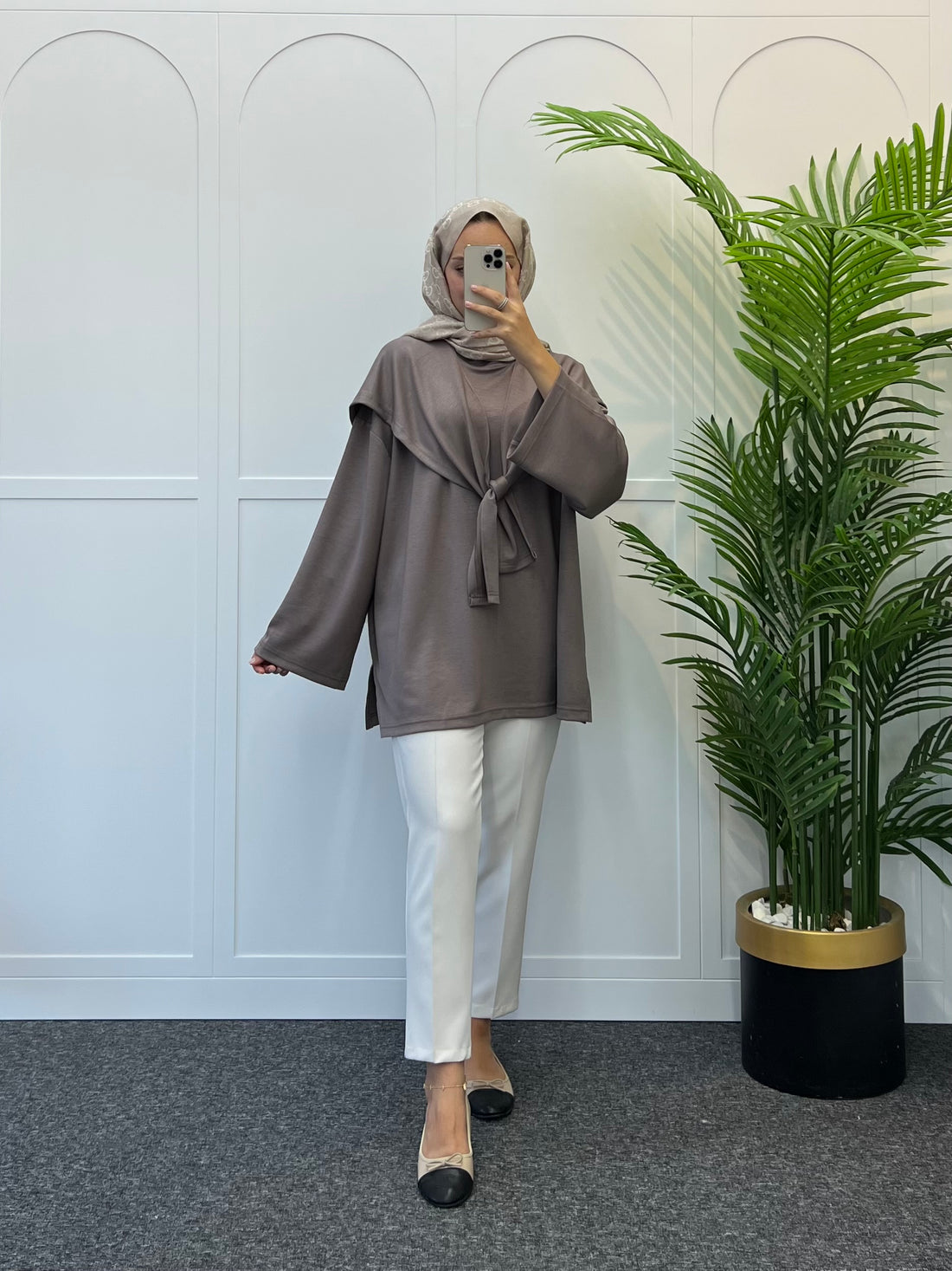 Lera Fular Detaylı Oysh Sweat