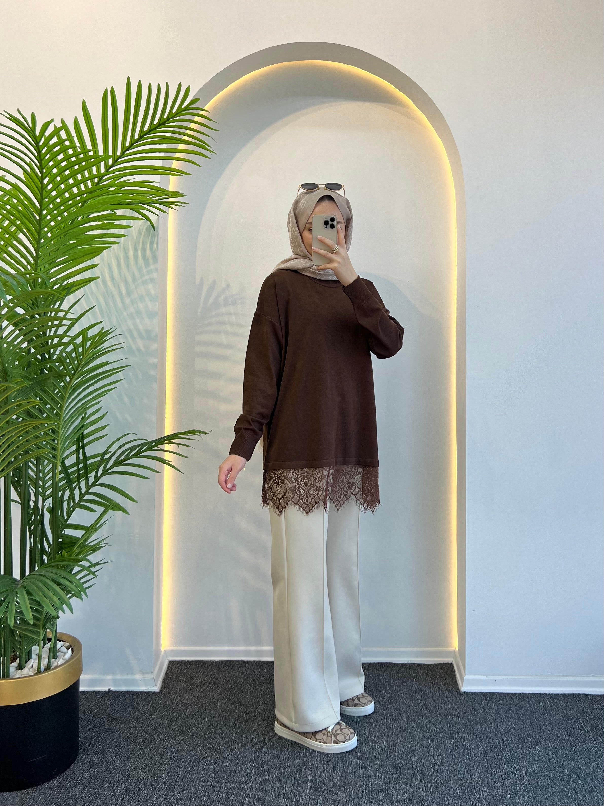 Liva Dantelli Merserize Triko