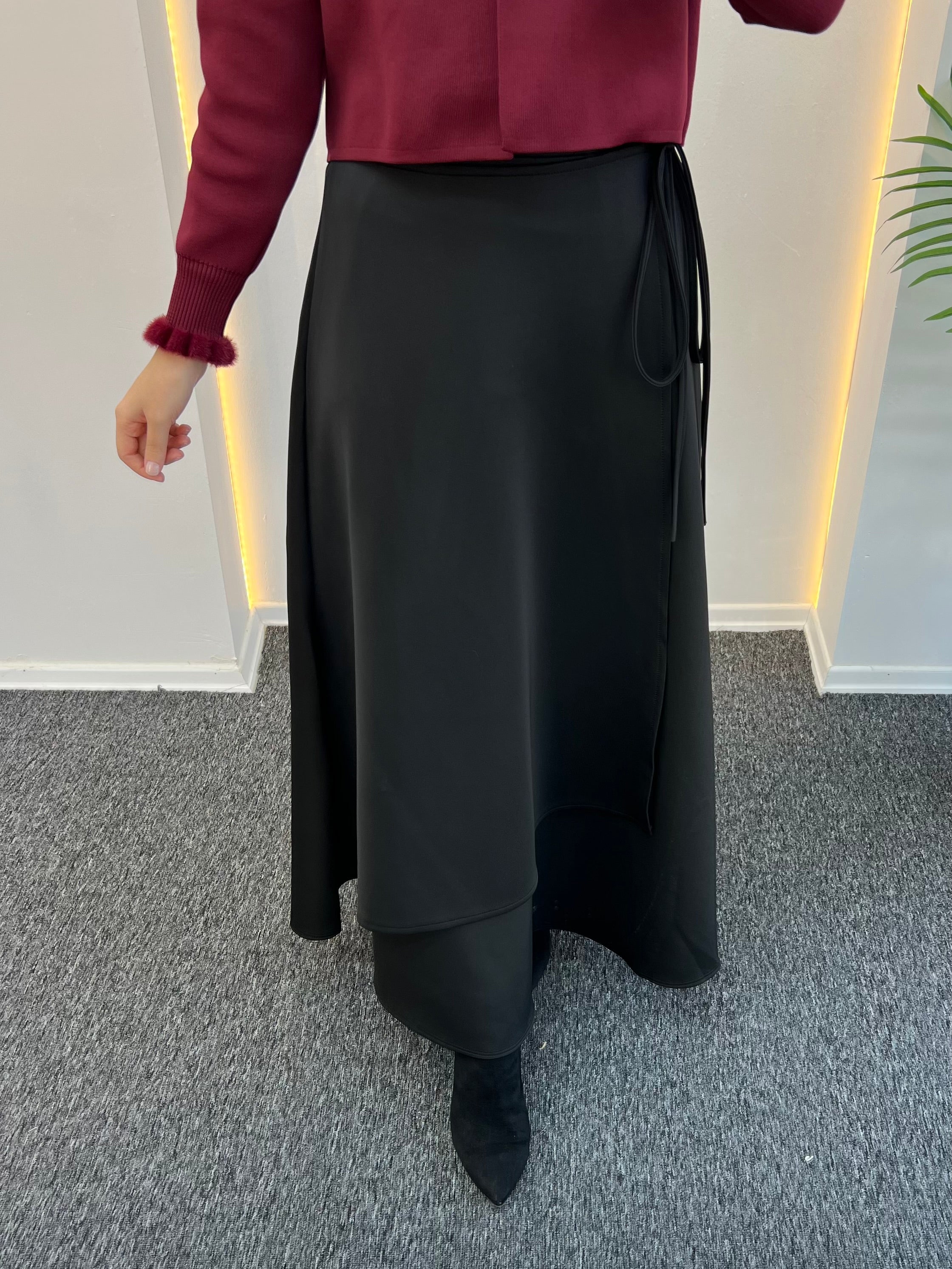 Linda Bağlamalı Squba Etek