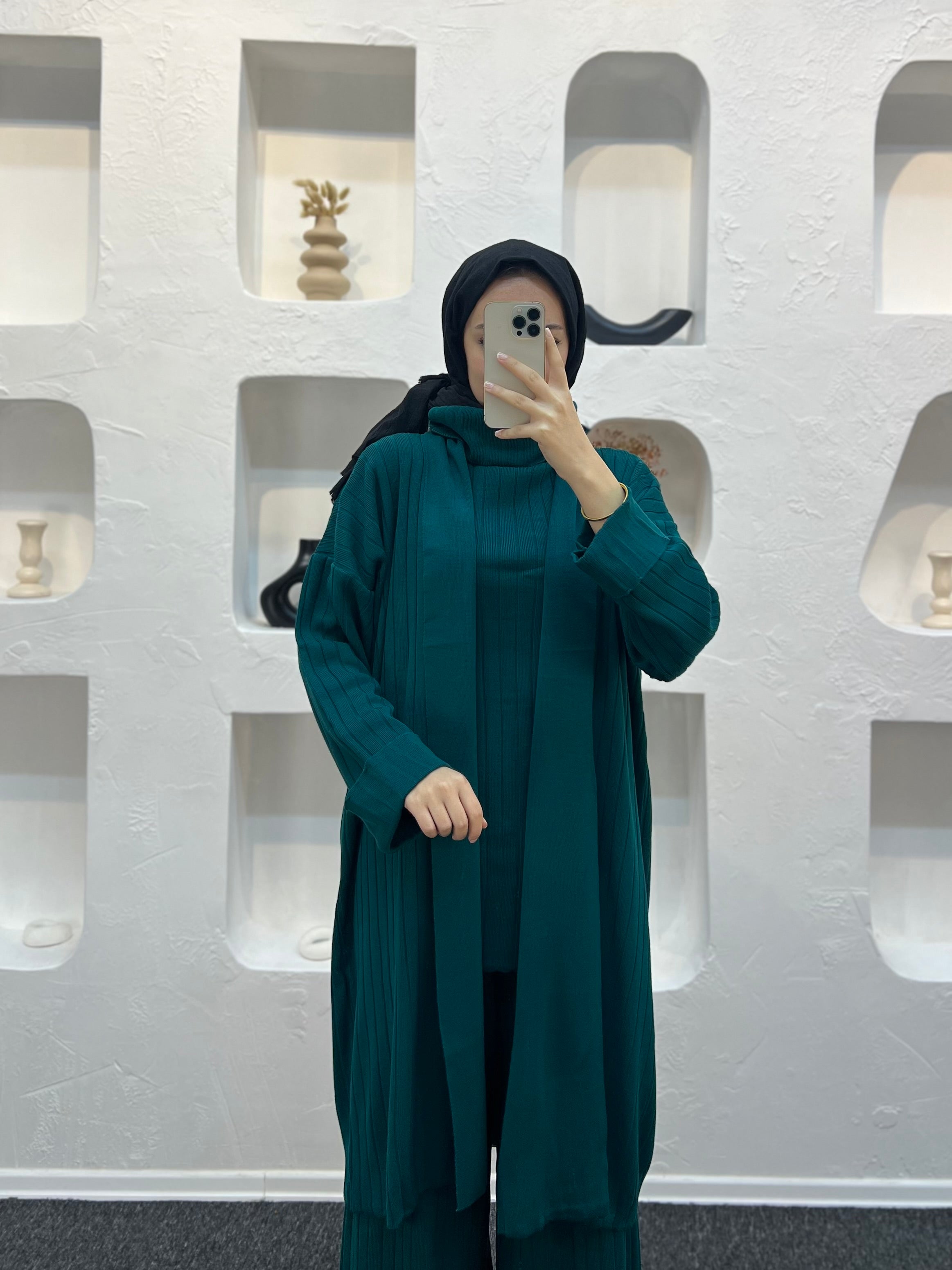 Amber Üçlü Triko Takım