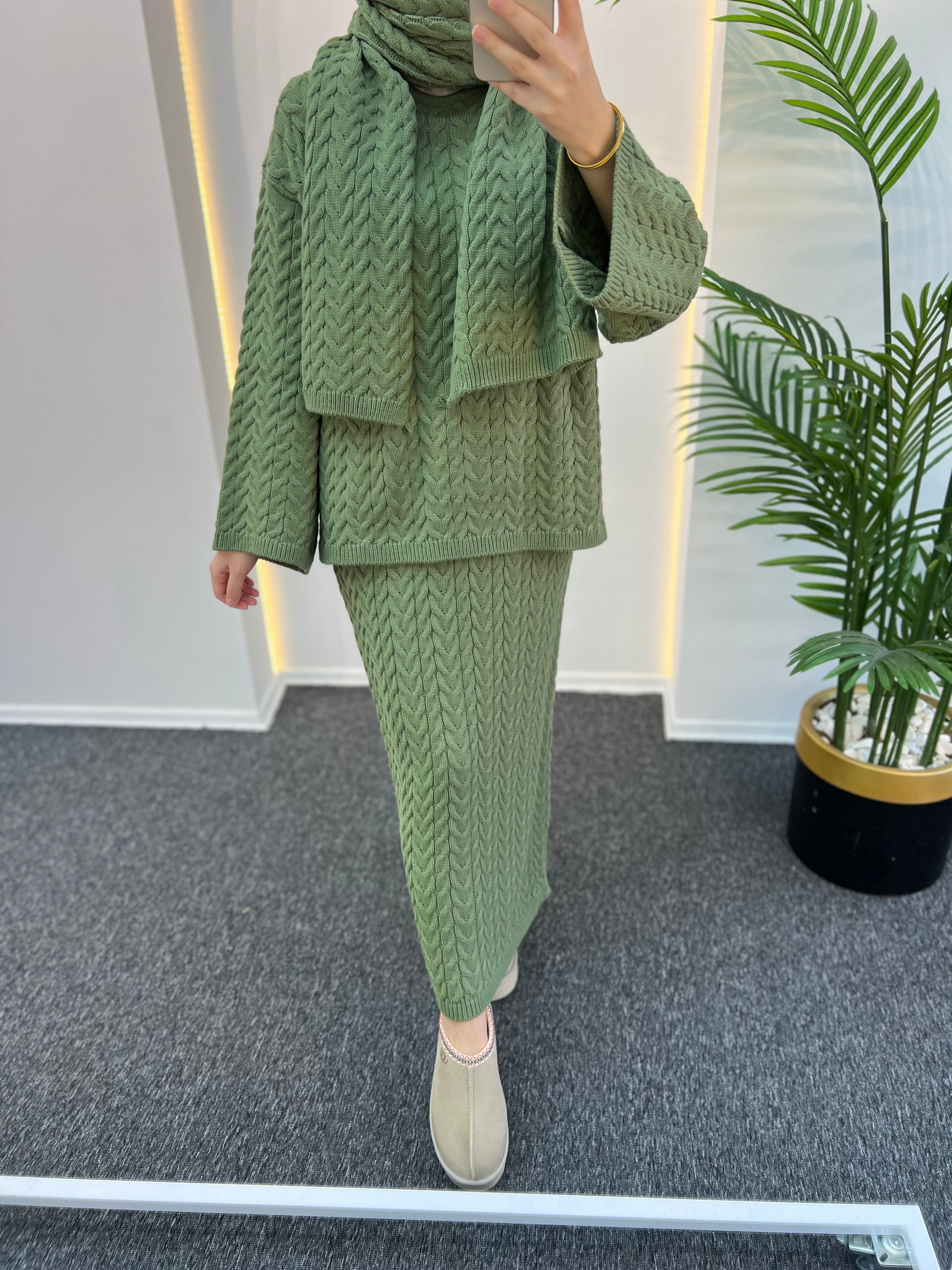 Freb Atkılı Örgü Takım