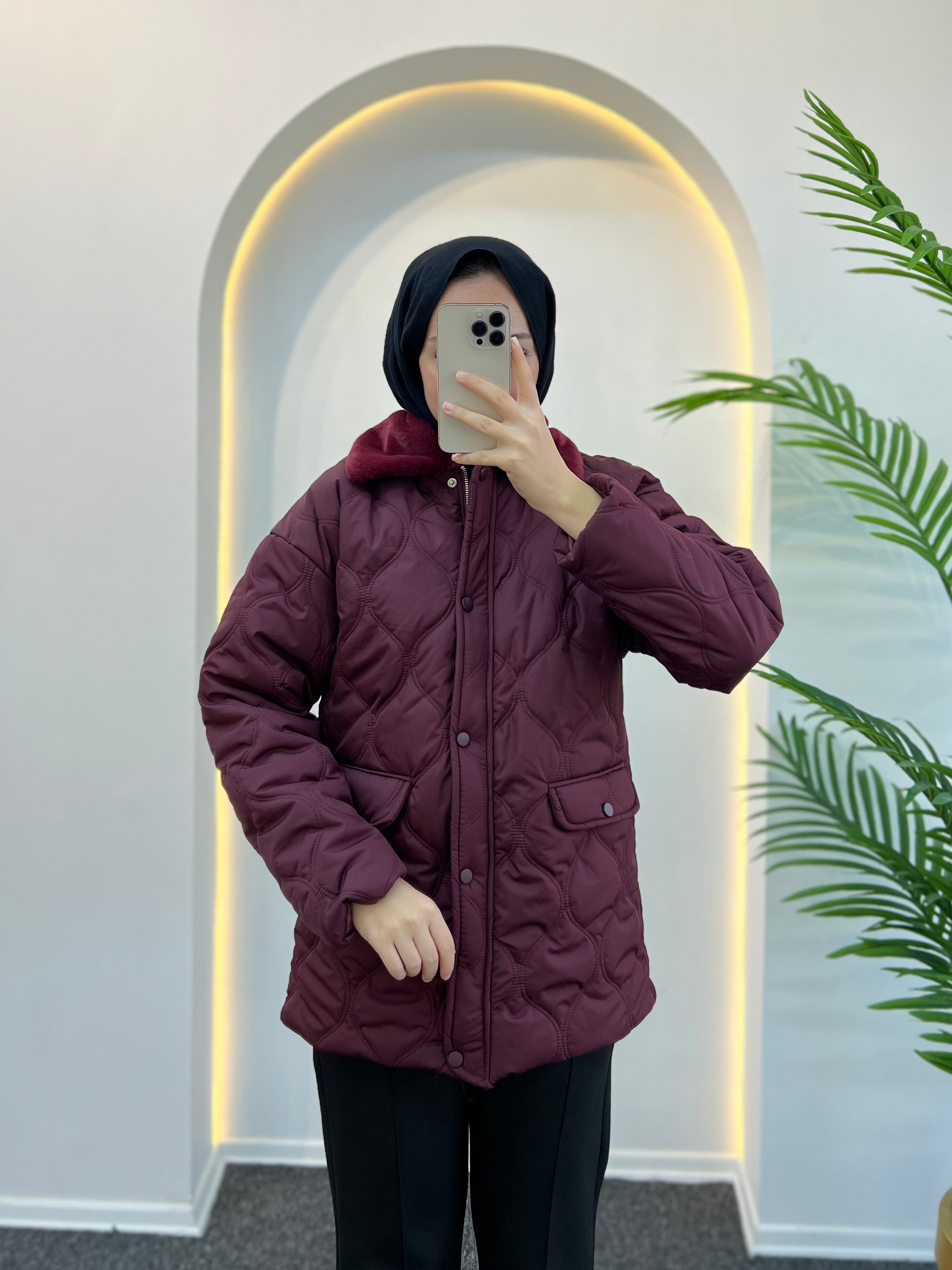 Betty Kapitone Şişme Mont