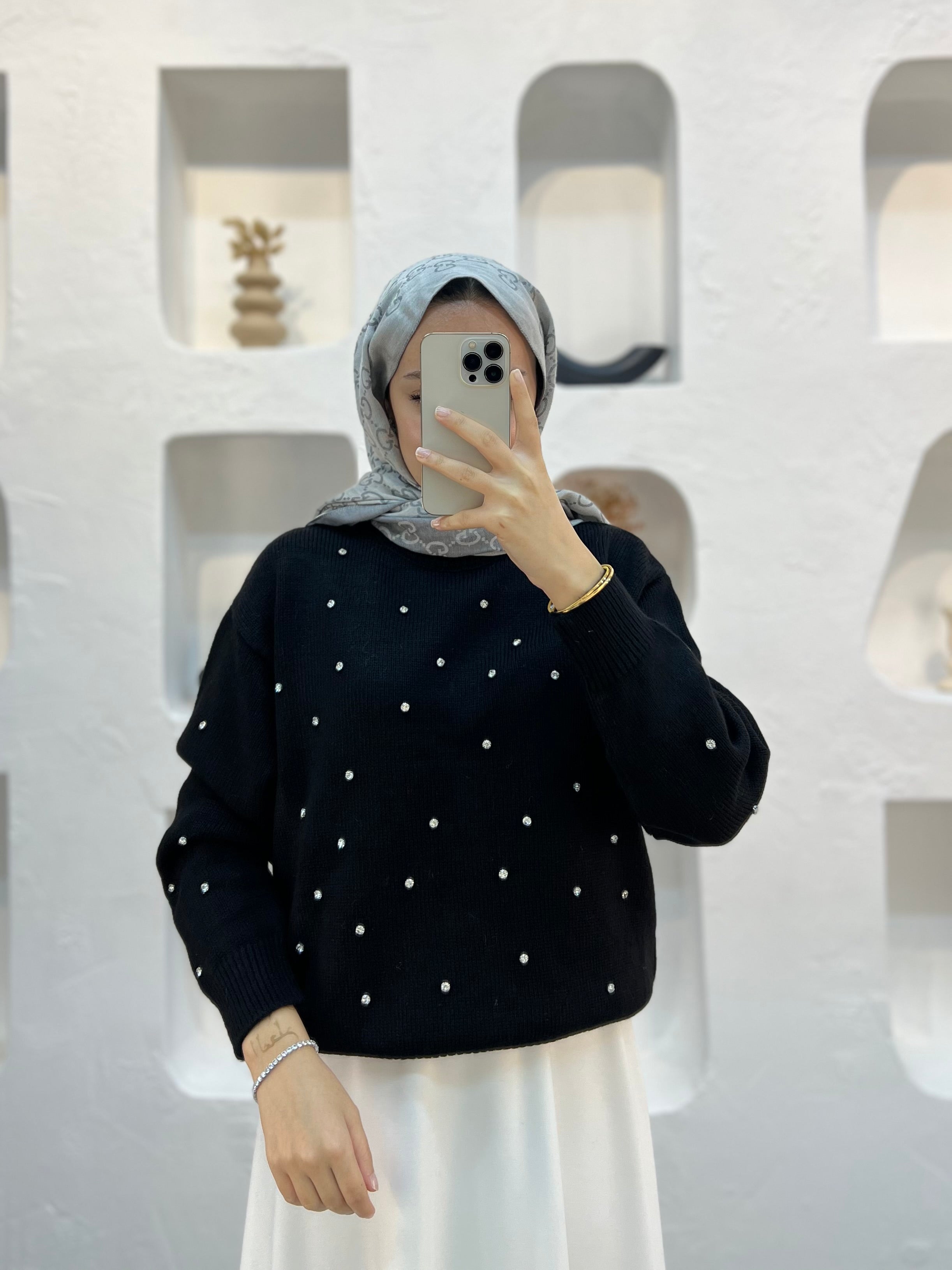 Diamond Taşlı Kazak