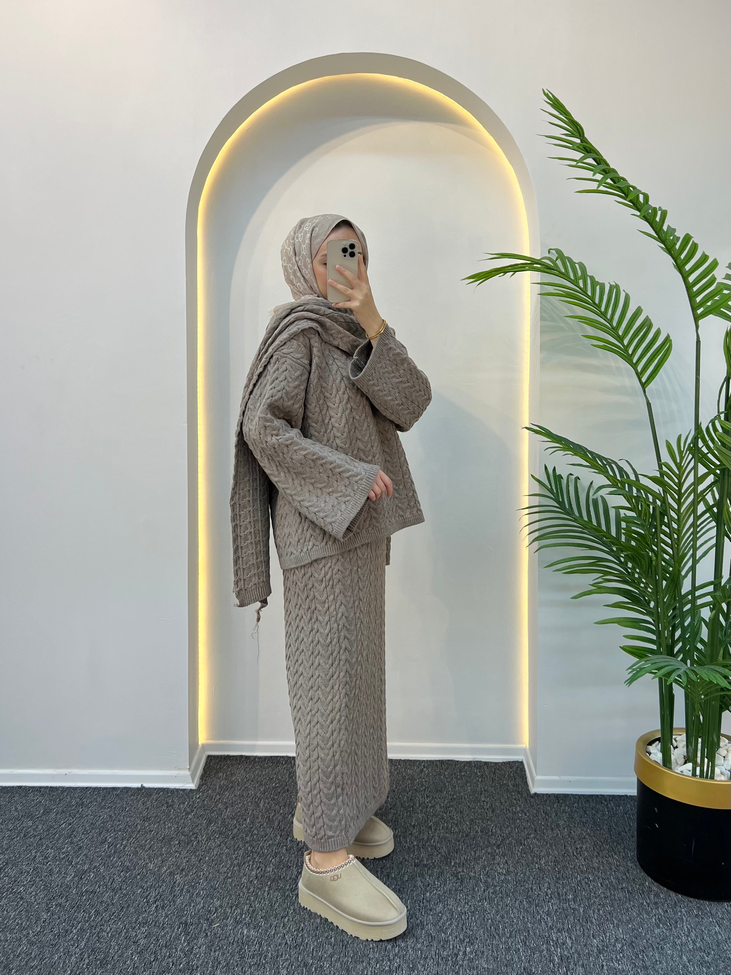 Freb Atkılı Örgü Takım