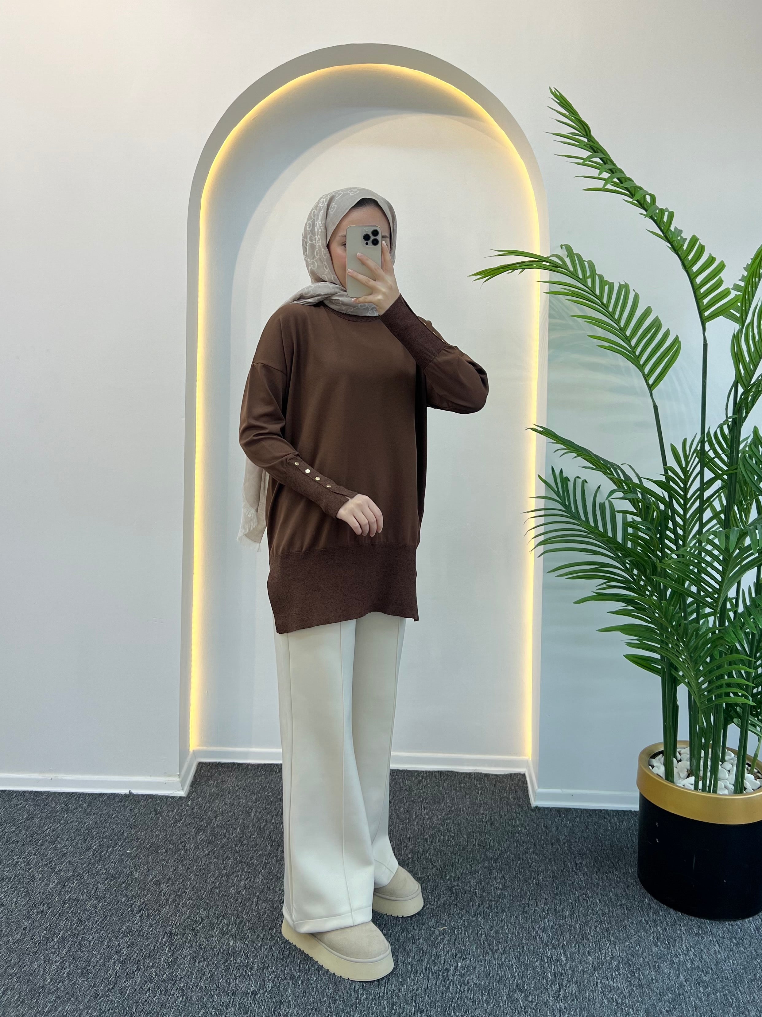 Eleni Simli Merserize Triko