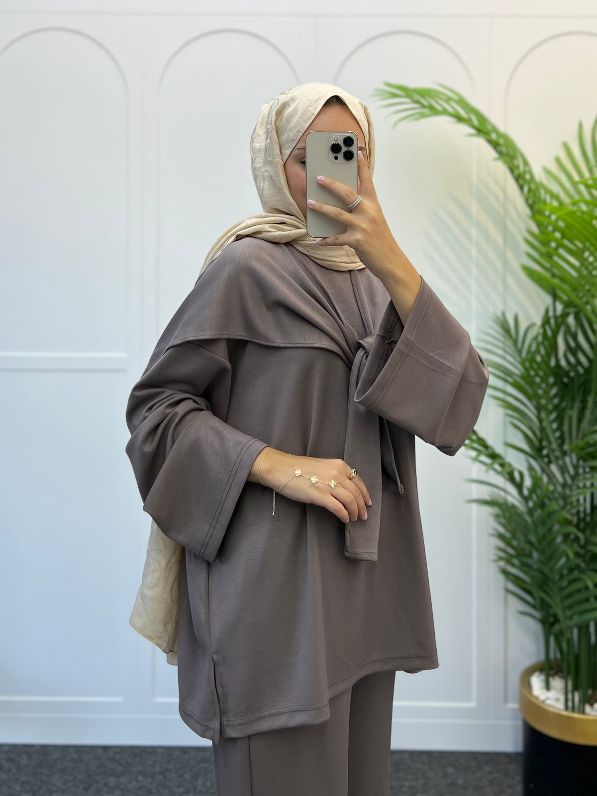 Mela Fular detaylı Oysh Takım 62801