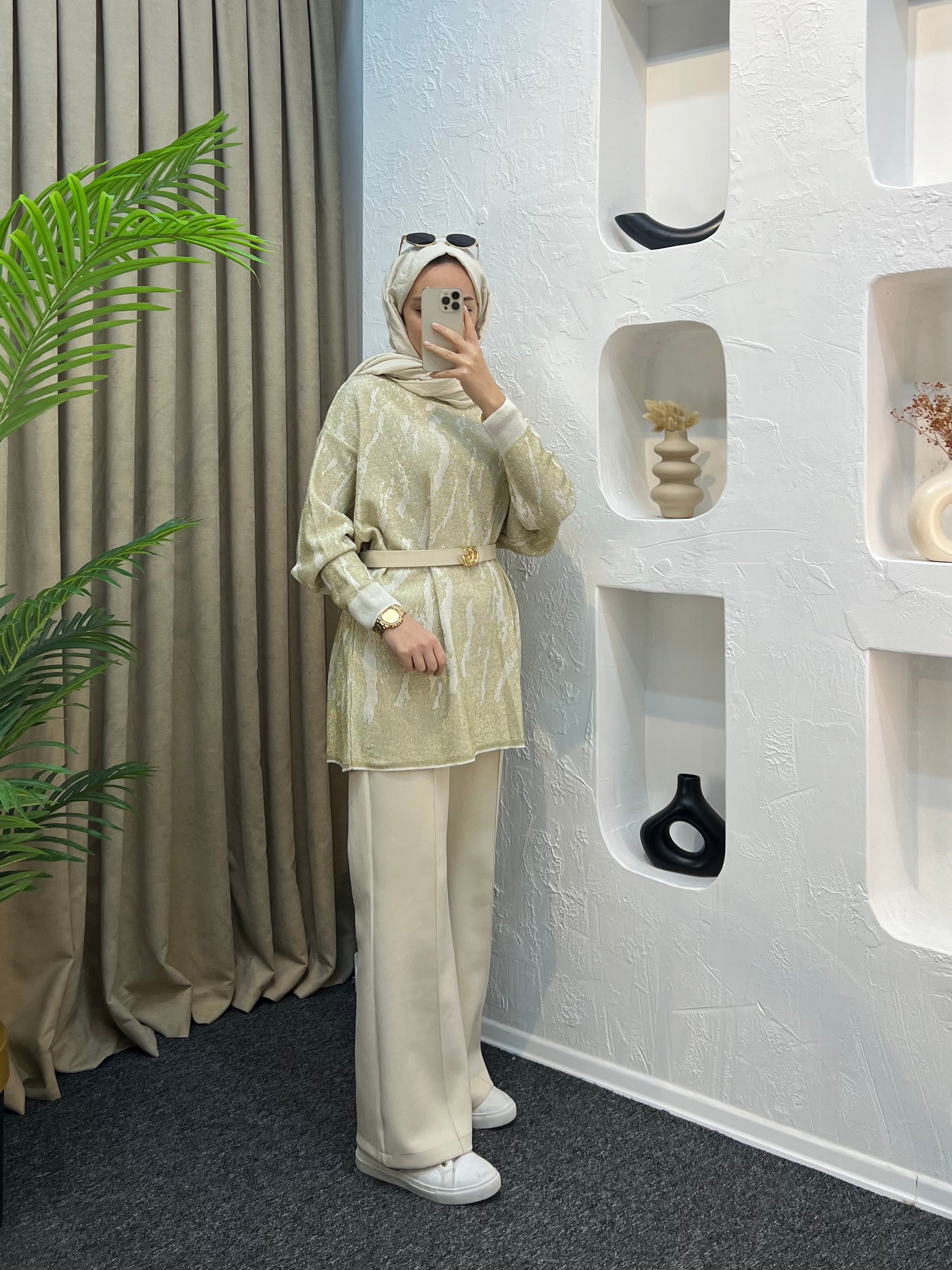 Simli Zebra Merserize Triko