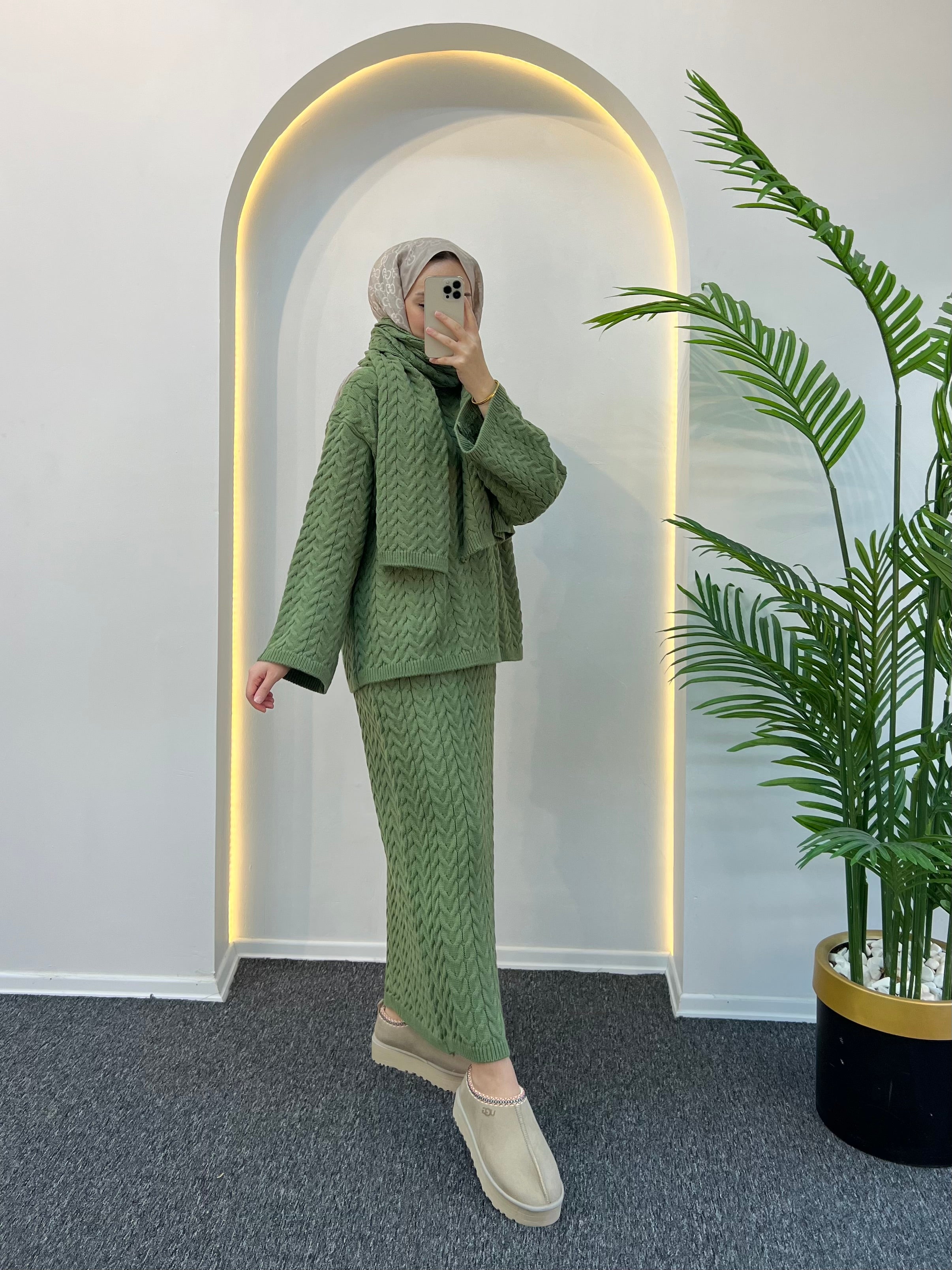 Freb Atkılı Örgü Takım