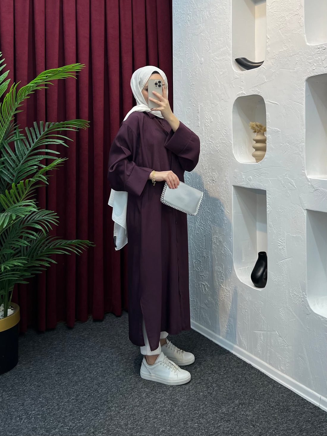 Nun Tensel Gömlek Kap