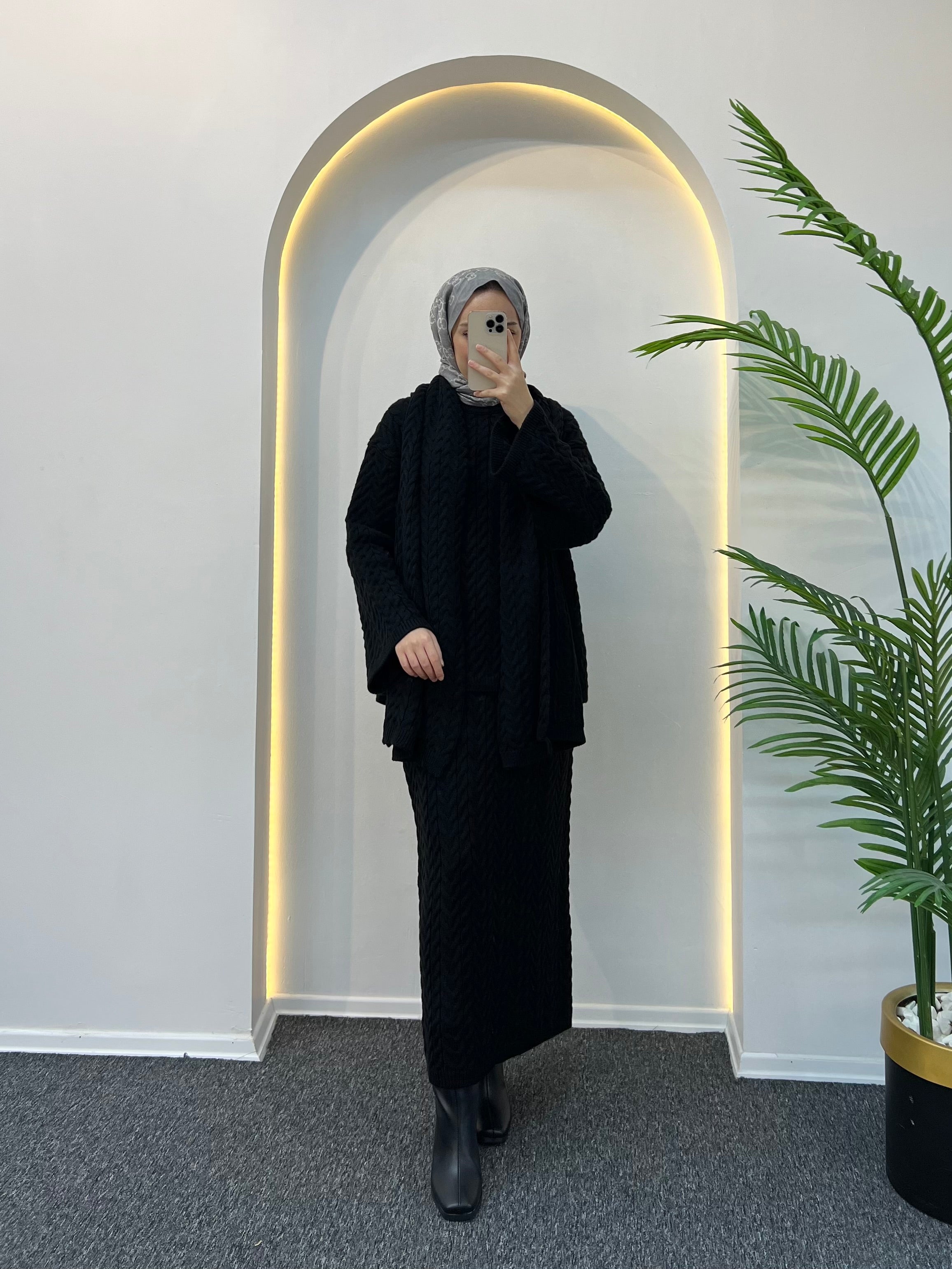 Freb Atkılı Örgü Takım