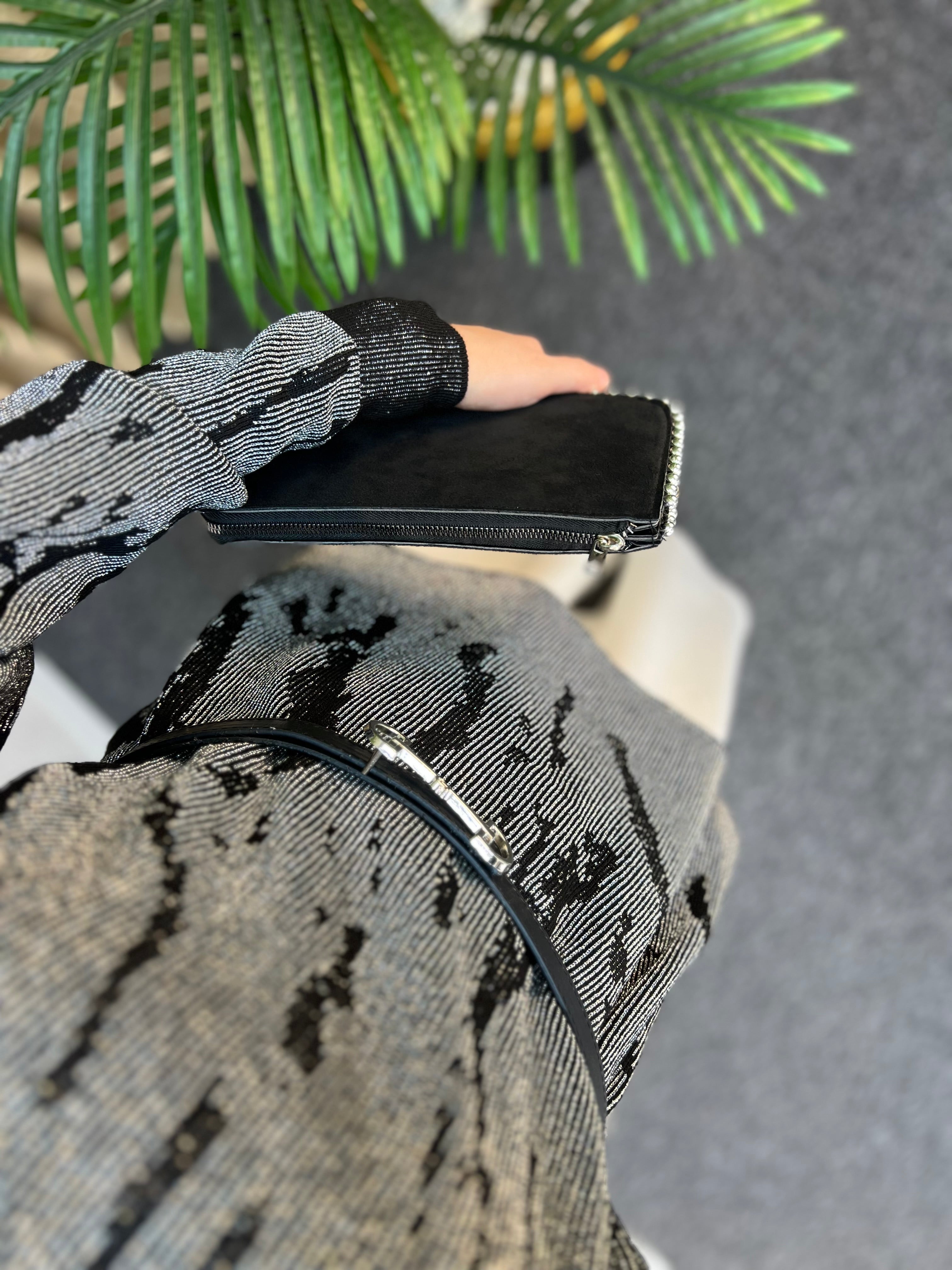 Simli Zebra Merserize Triko