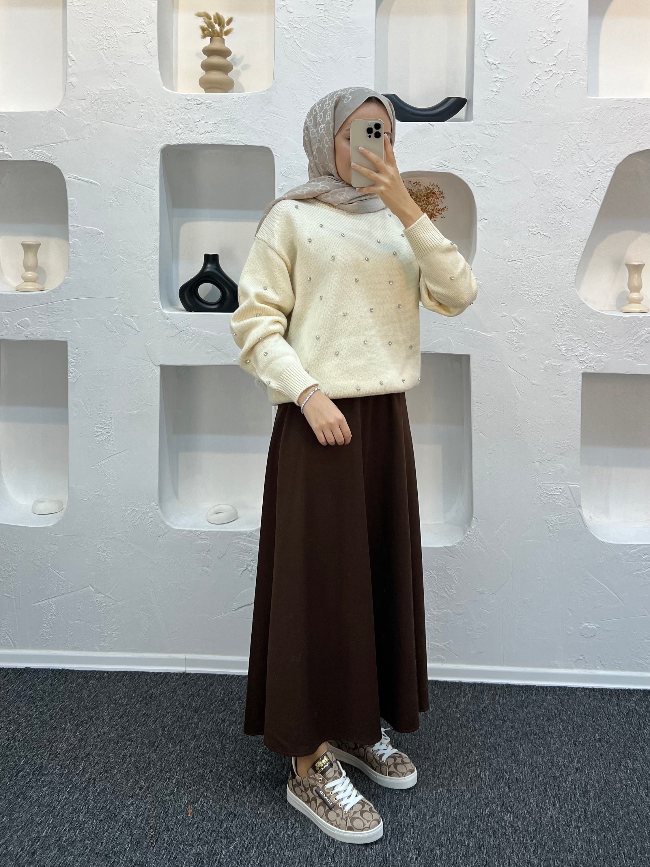 Diamond Taşlı Kazak