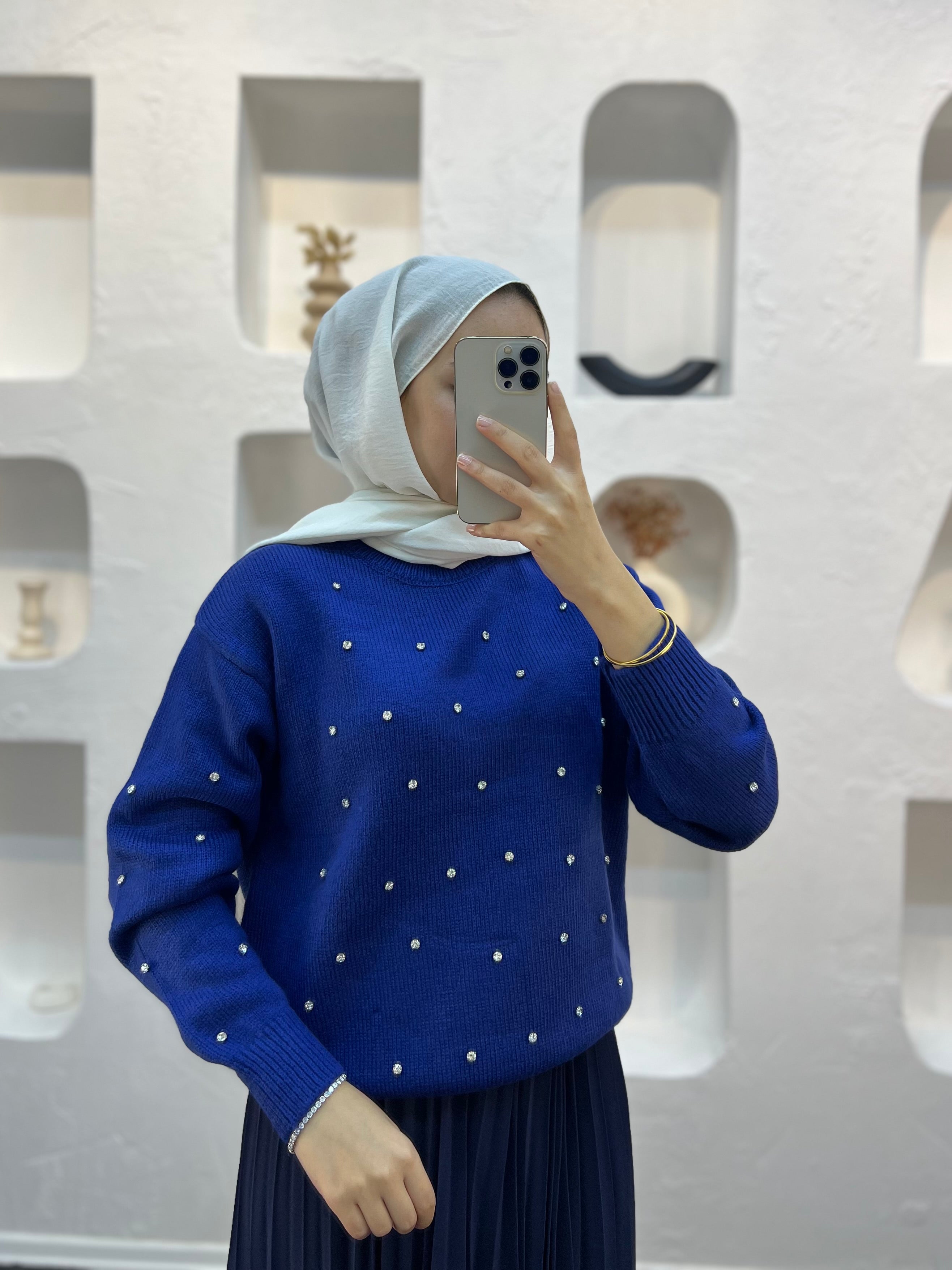 Diamond Taşlı Kazak