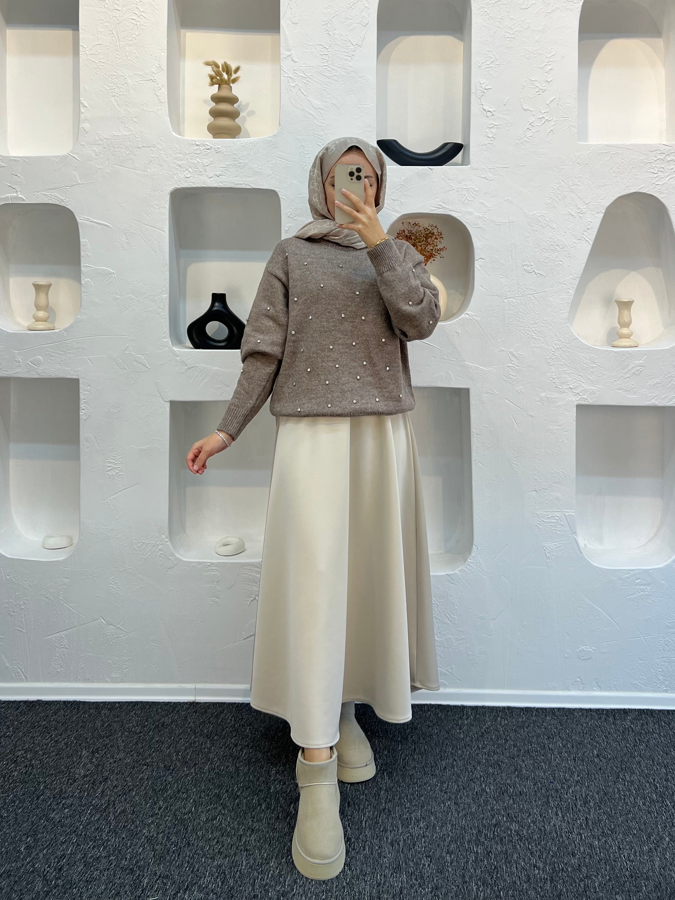 Diamond Taşlı Kazak