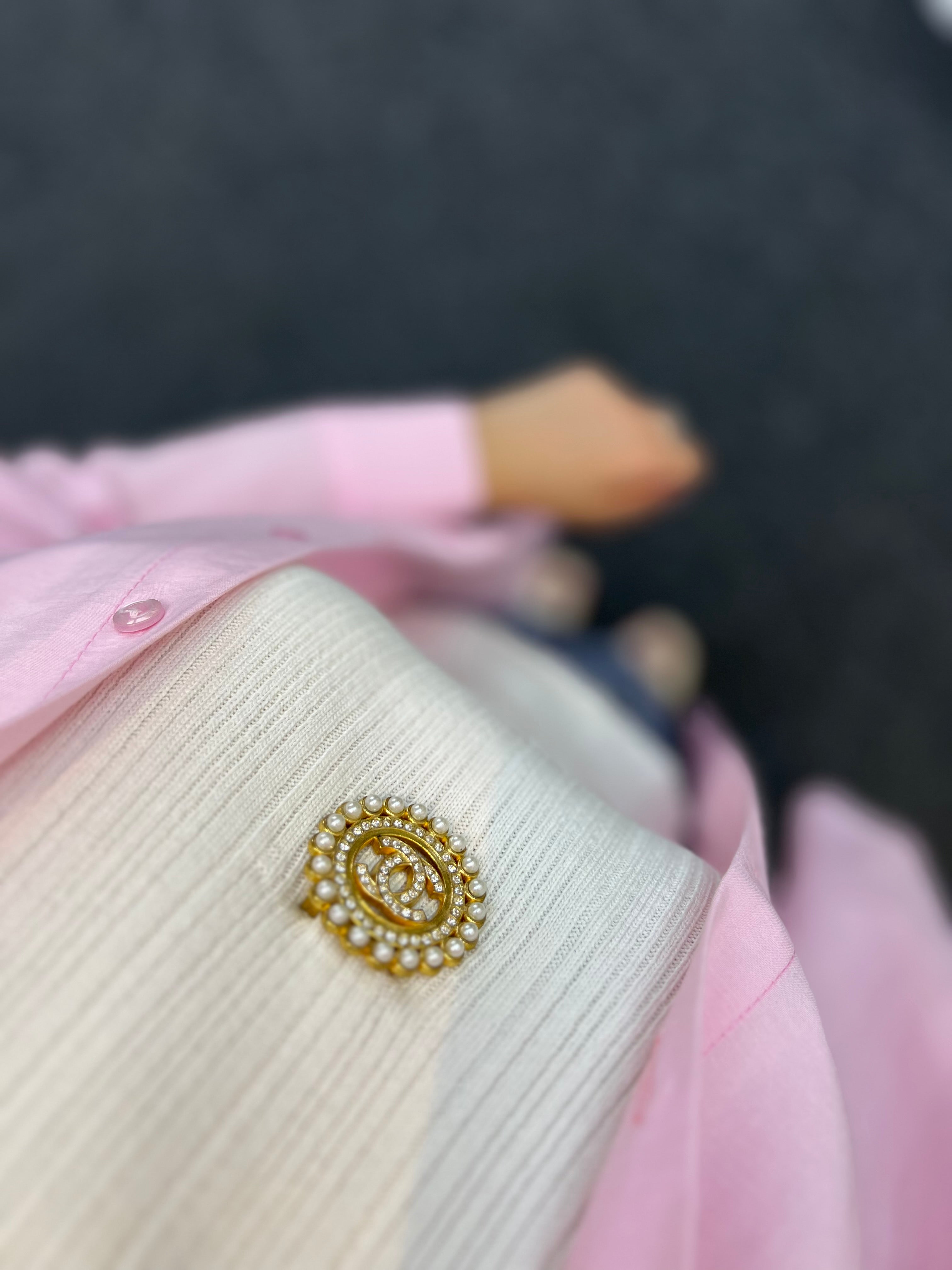 Chanel Kısa Kollu Merserize
