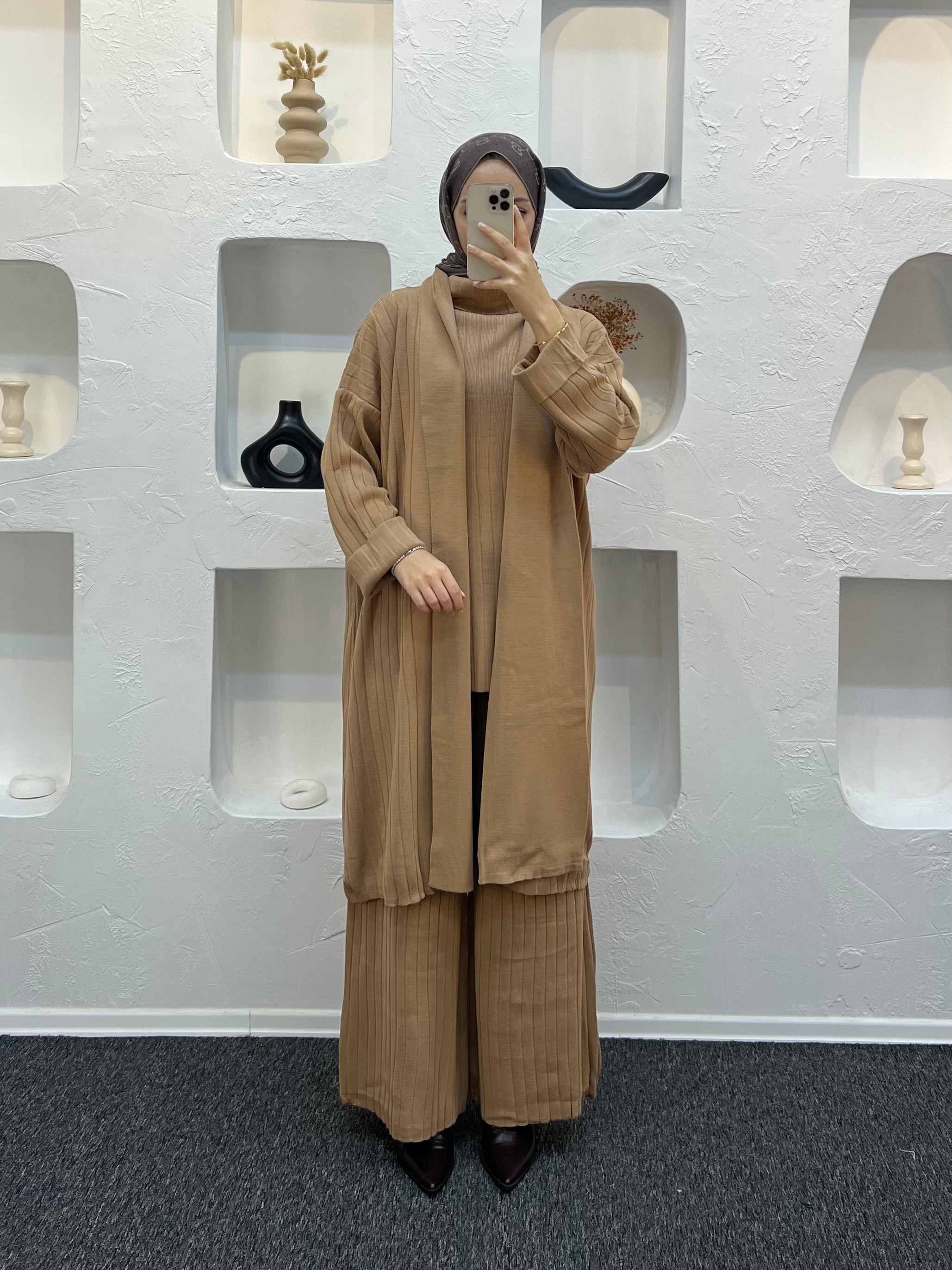 Amber Üçlü Triko Takım