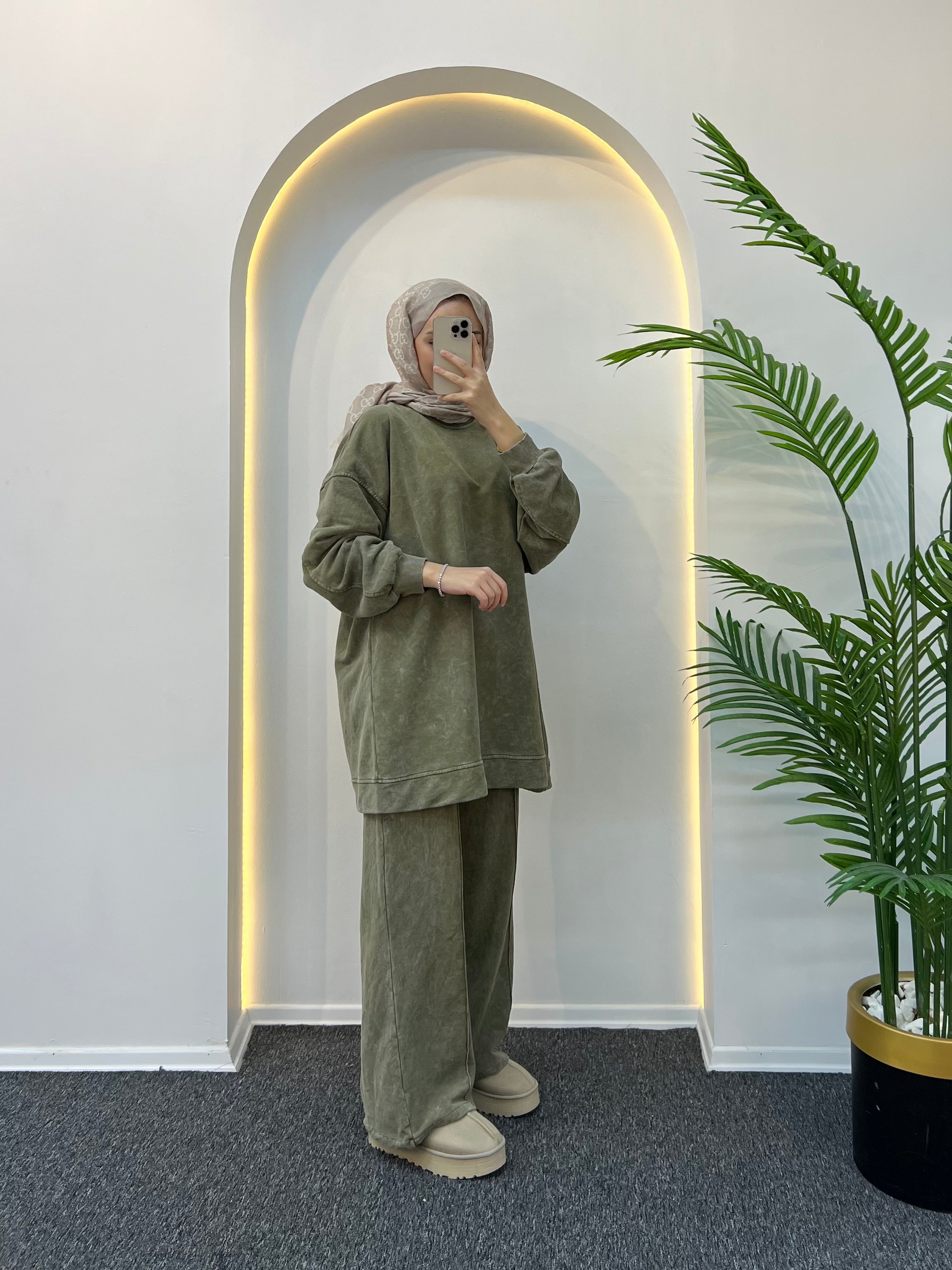 Lora Batik Desen Eşofman Takımı