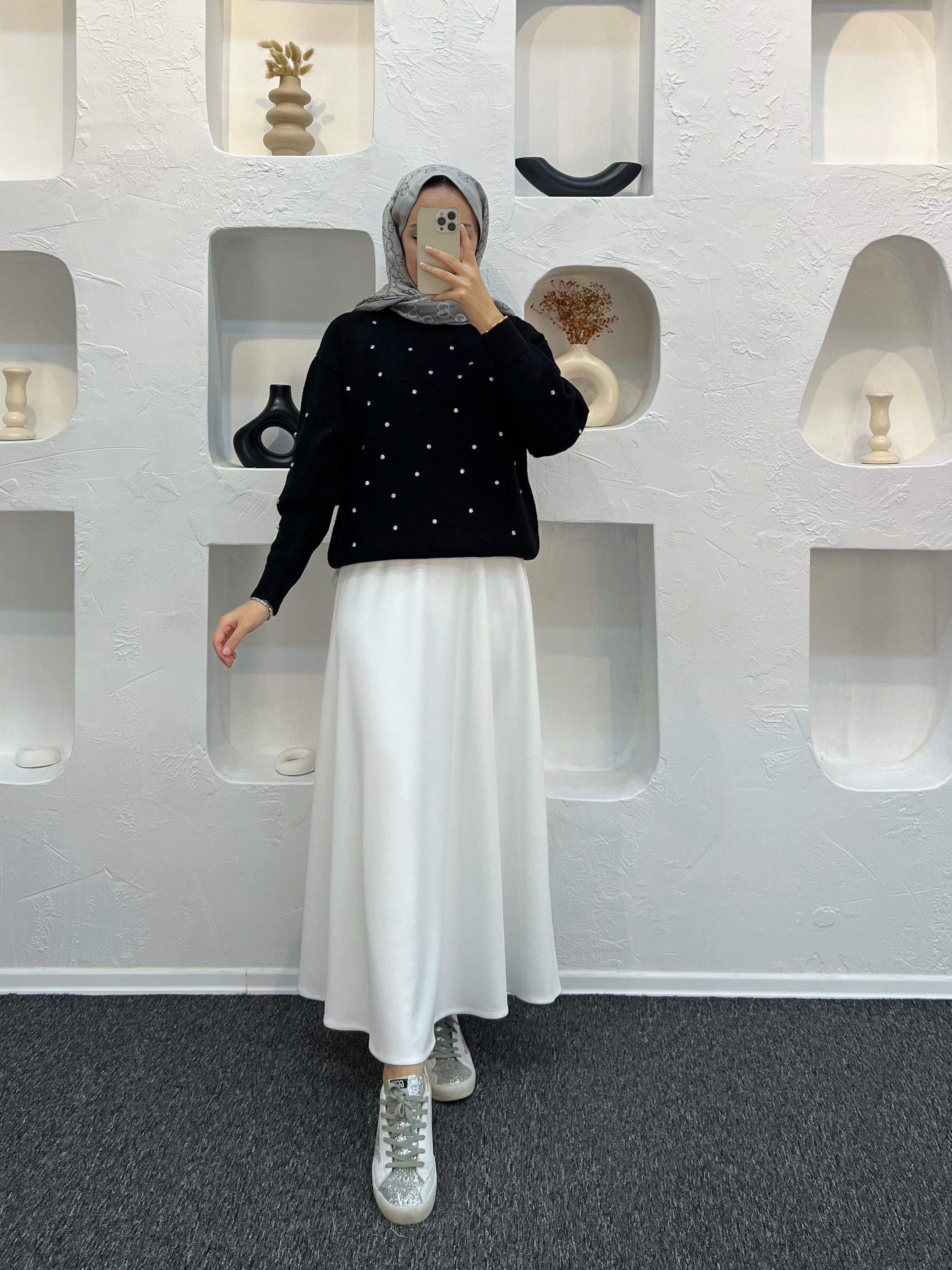 Diamond Taşlı Kazak