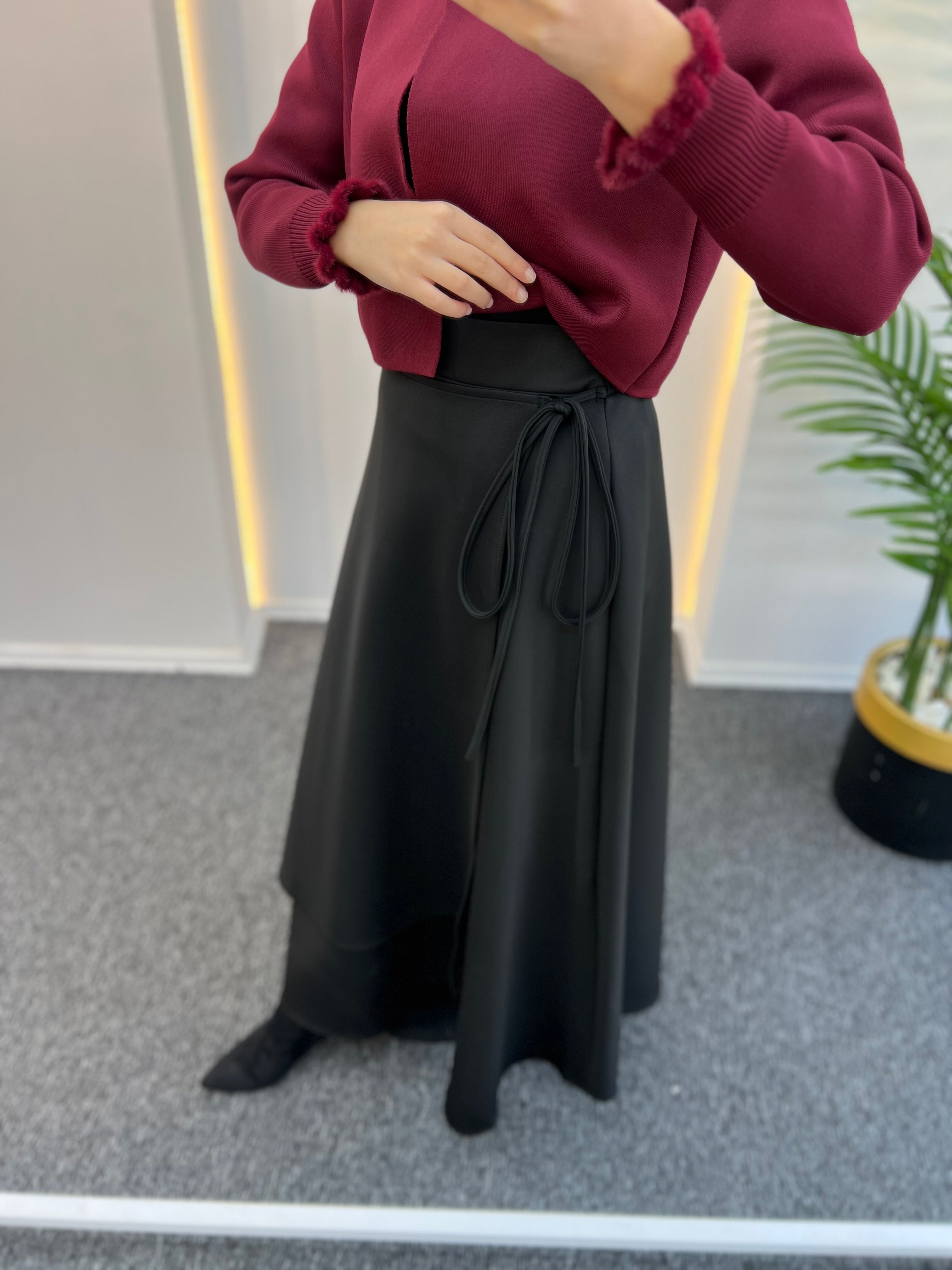 Linda Bağlamalı Squba Etek