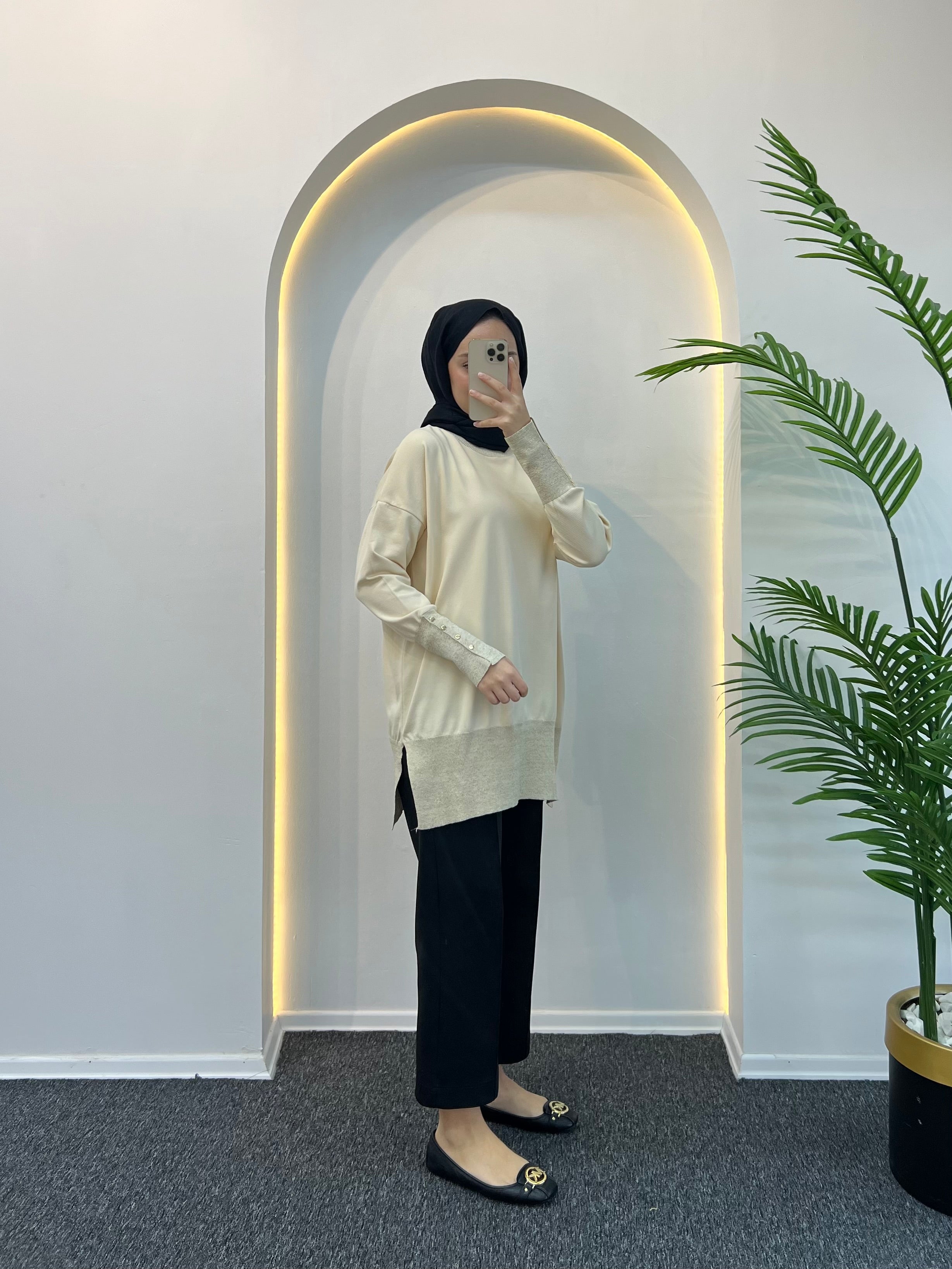 Eleni Simli Merserize Triko