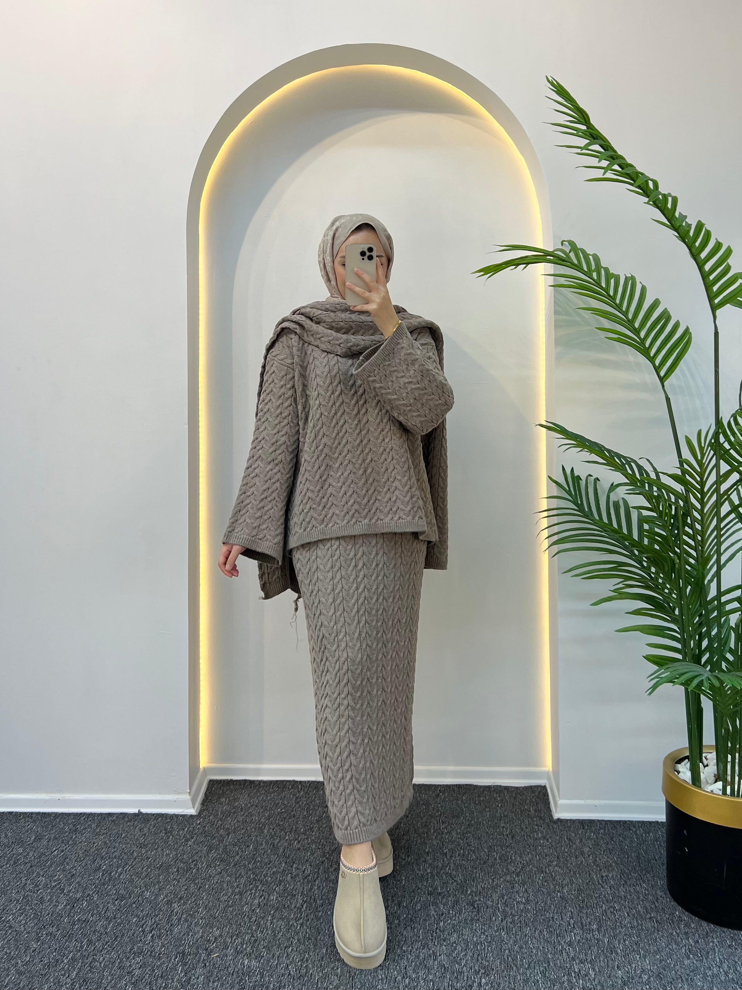 Freb Atkılı Örgü Takım