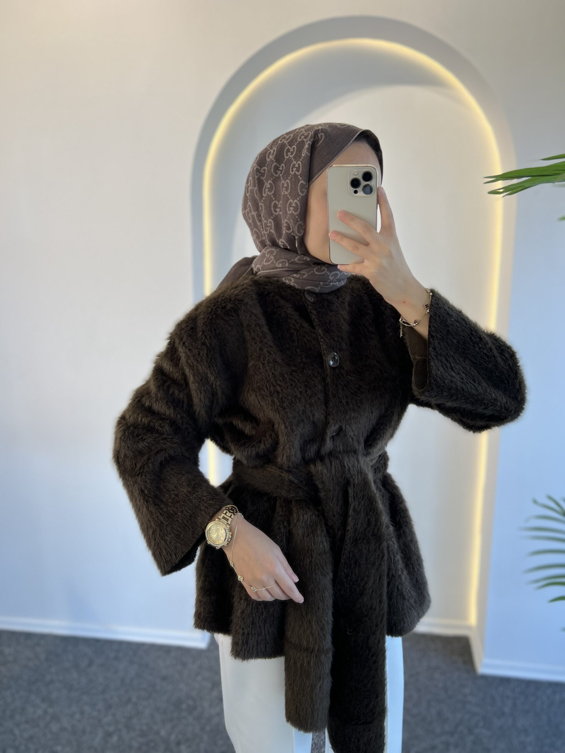 Ester Tüylü Atkılı Kap