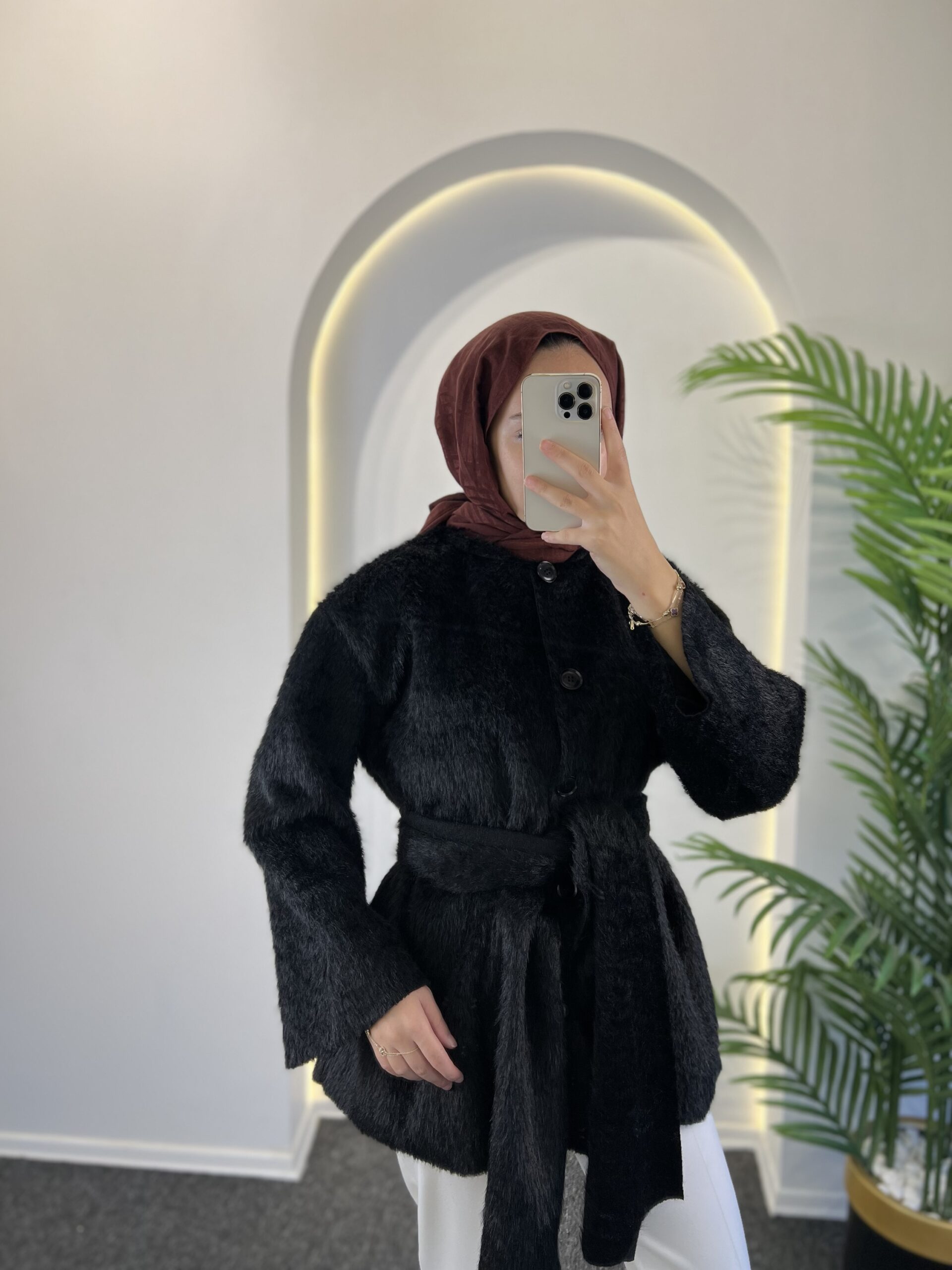 Ester Tüylü Atkılı Kap