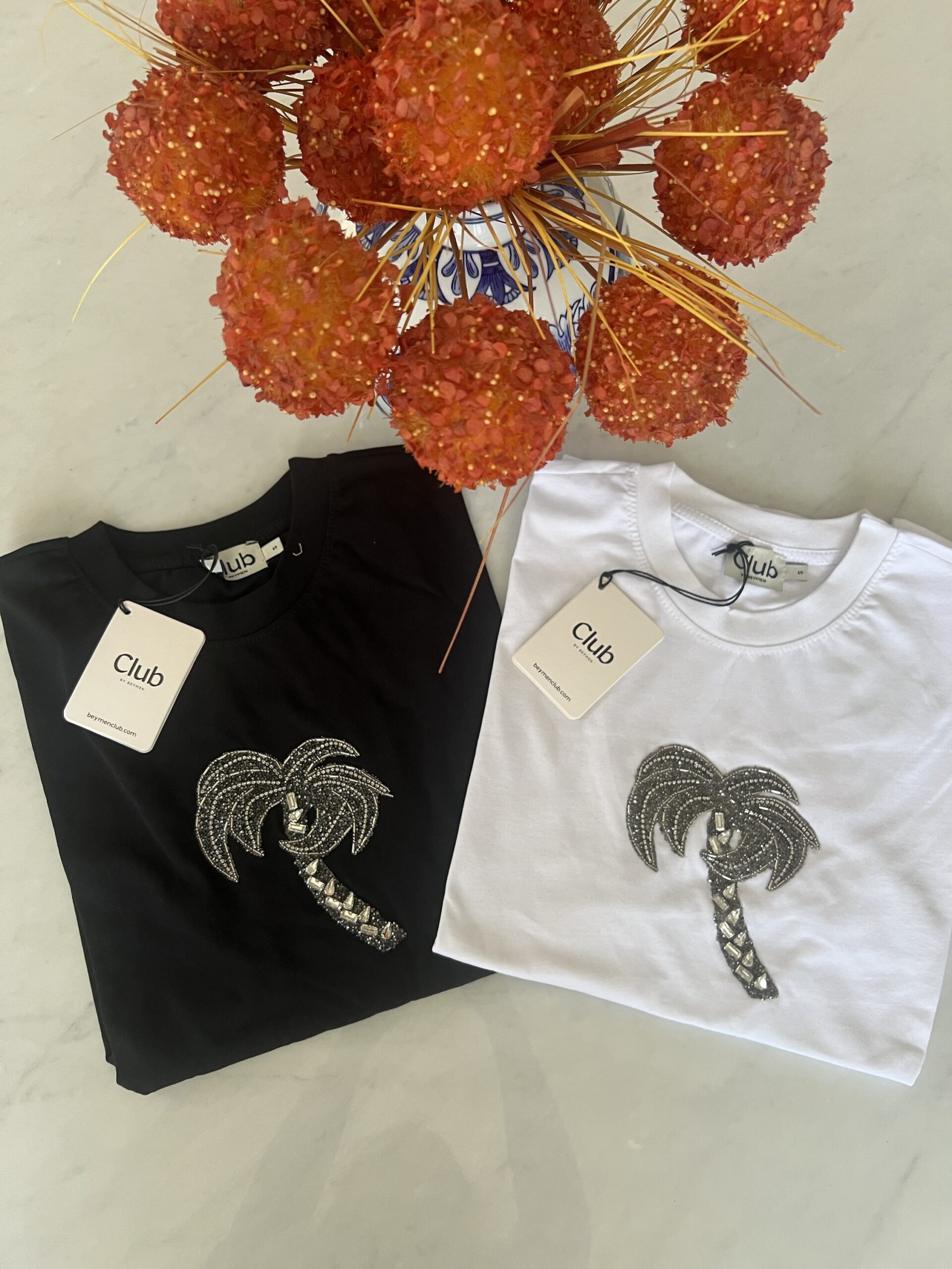 Taşlı Palmiye Tshirt