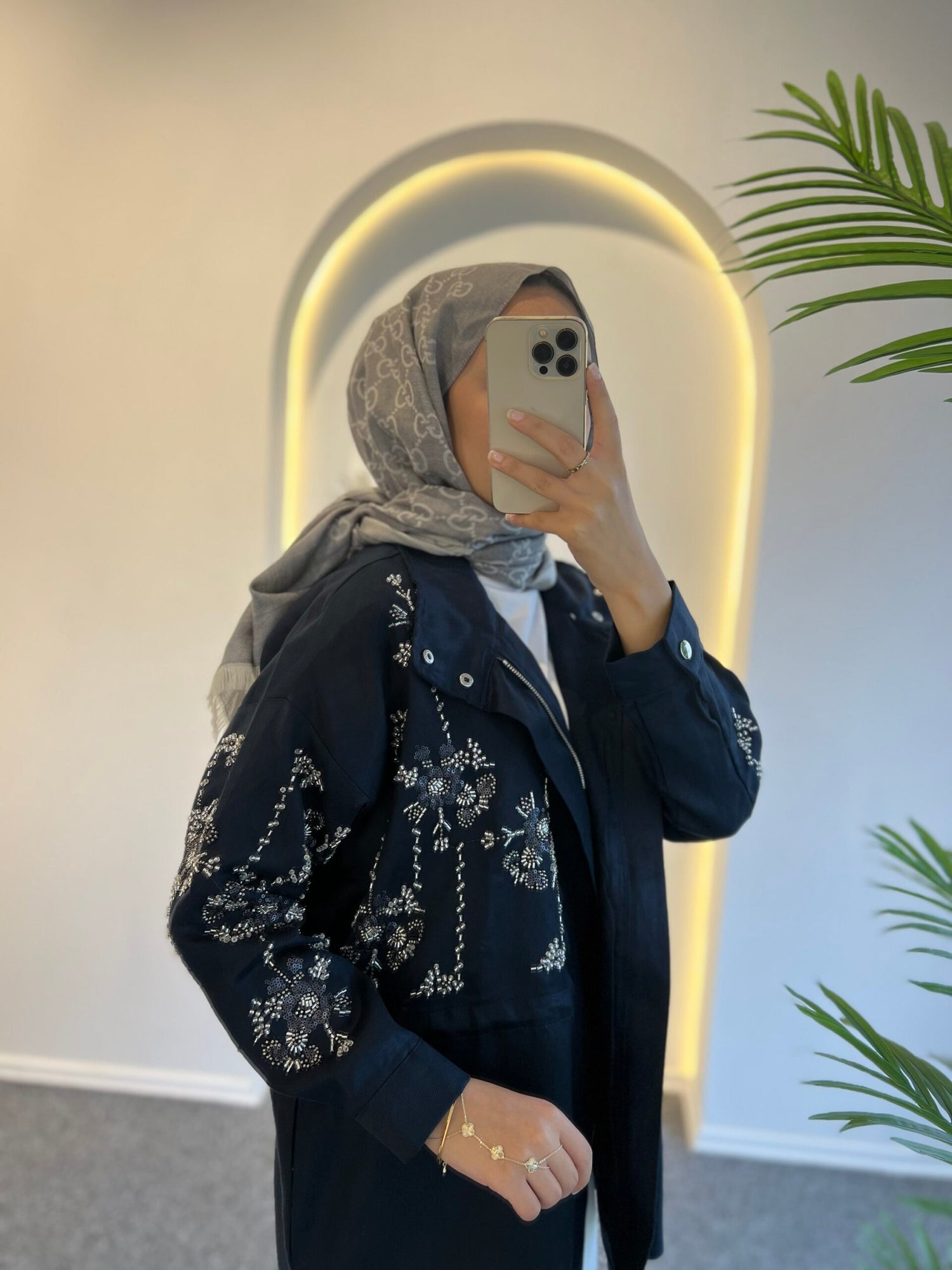 Taşlı Trençkot