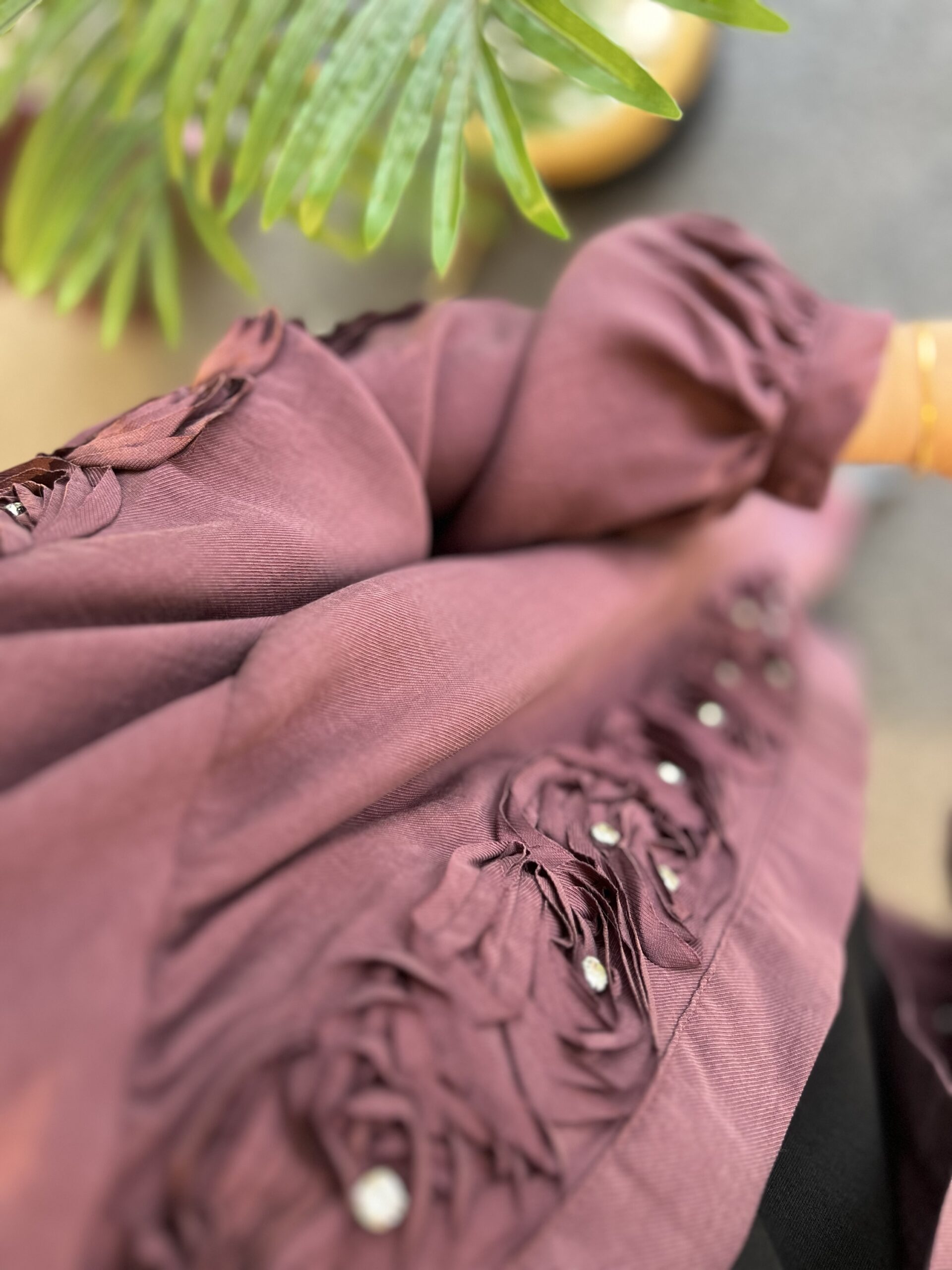 Taşlı Çiçek Kimono