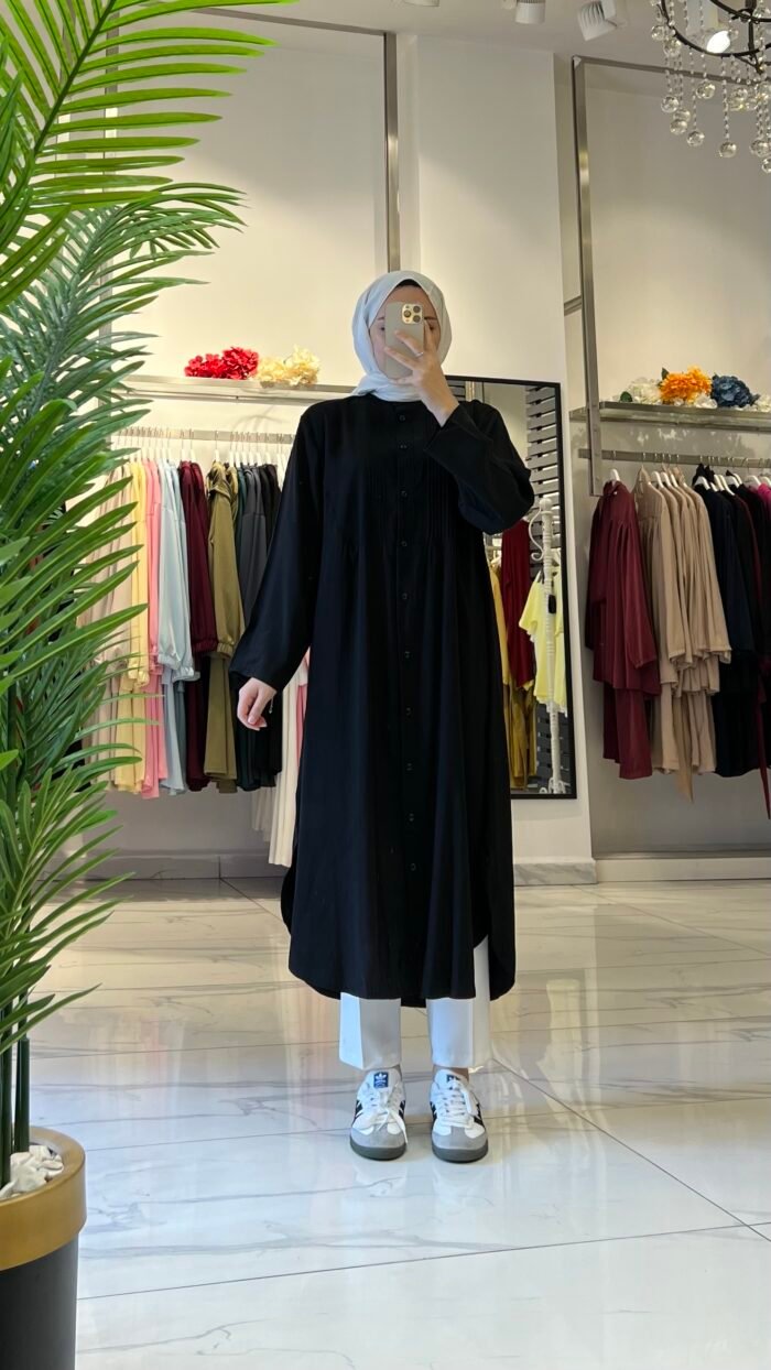 Miya Nervürlü Tensel Gömlek - Görsel 5